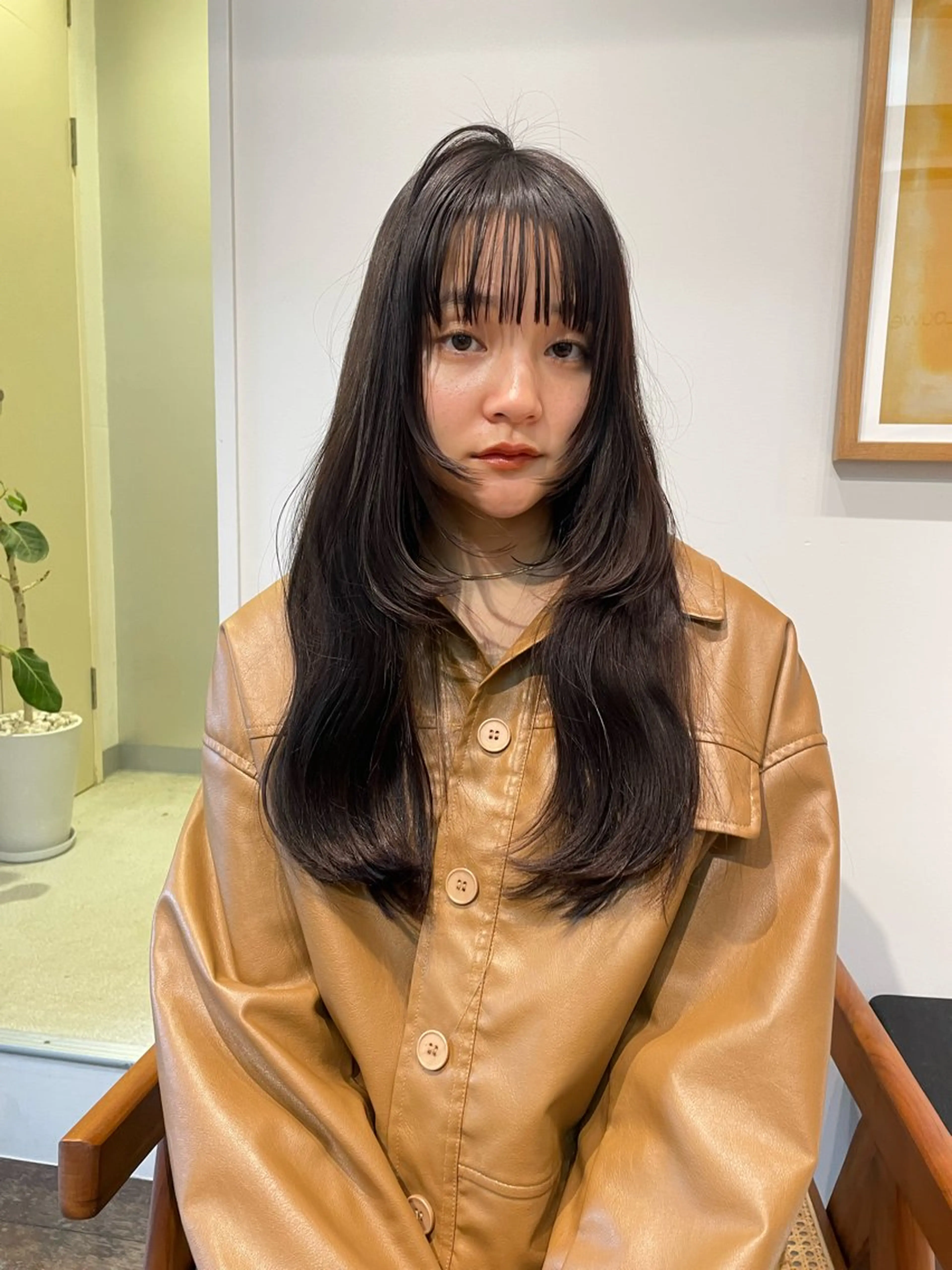 ロング カラー カット ヘアカラー トリートメント レイヤーカット🎀 kanaのヘアスタイル