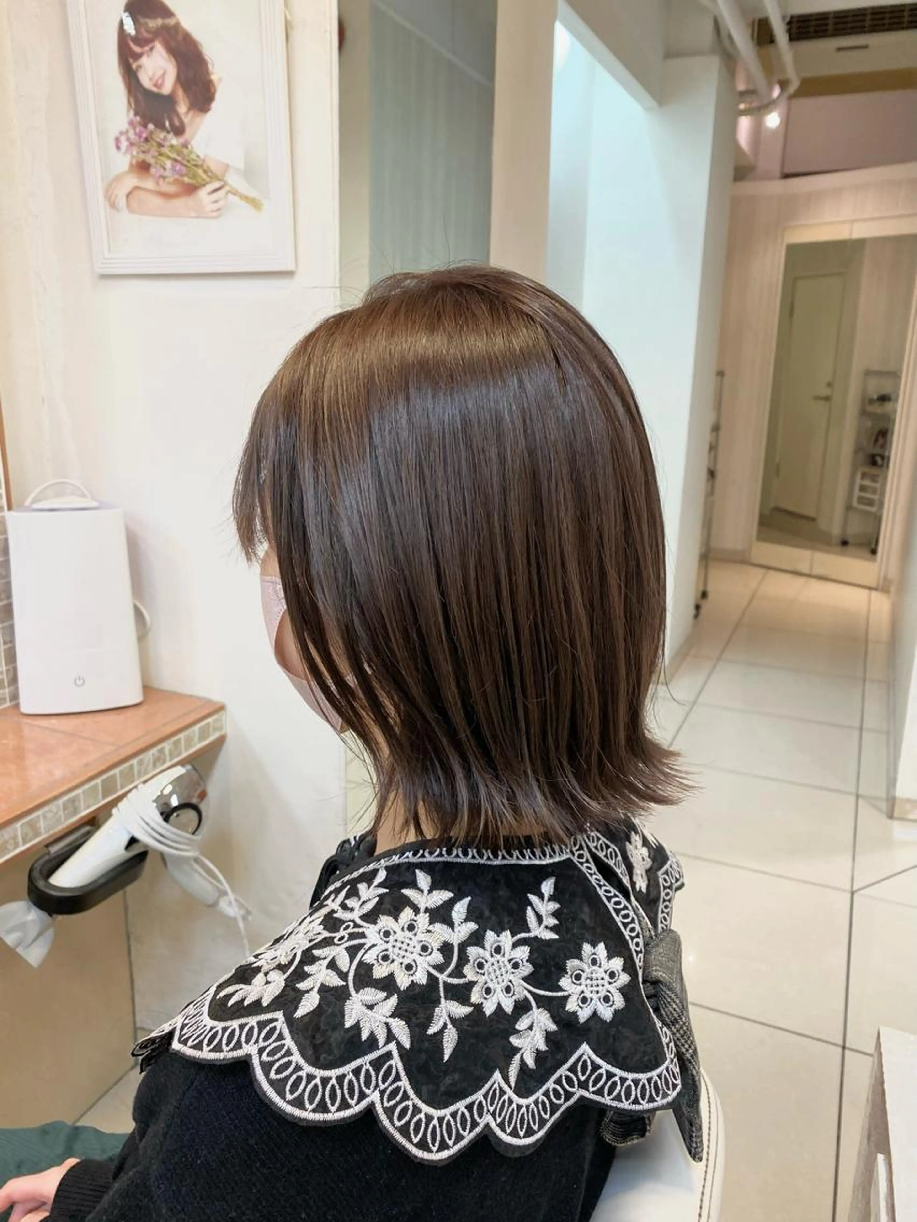 【平日限定🌼】骨格似合わせカット＋透明感フルカラー＋内部補修3stepトリートメント(ホームケア付き)✨の写真