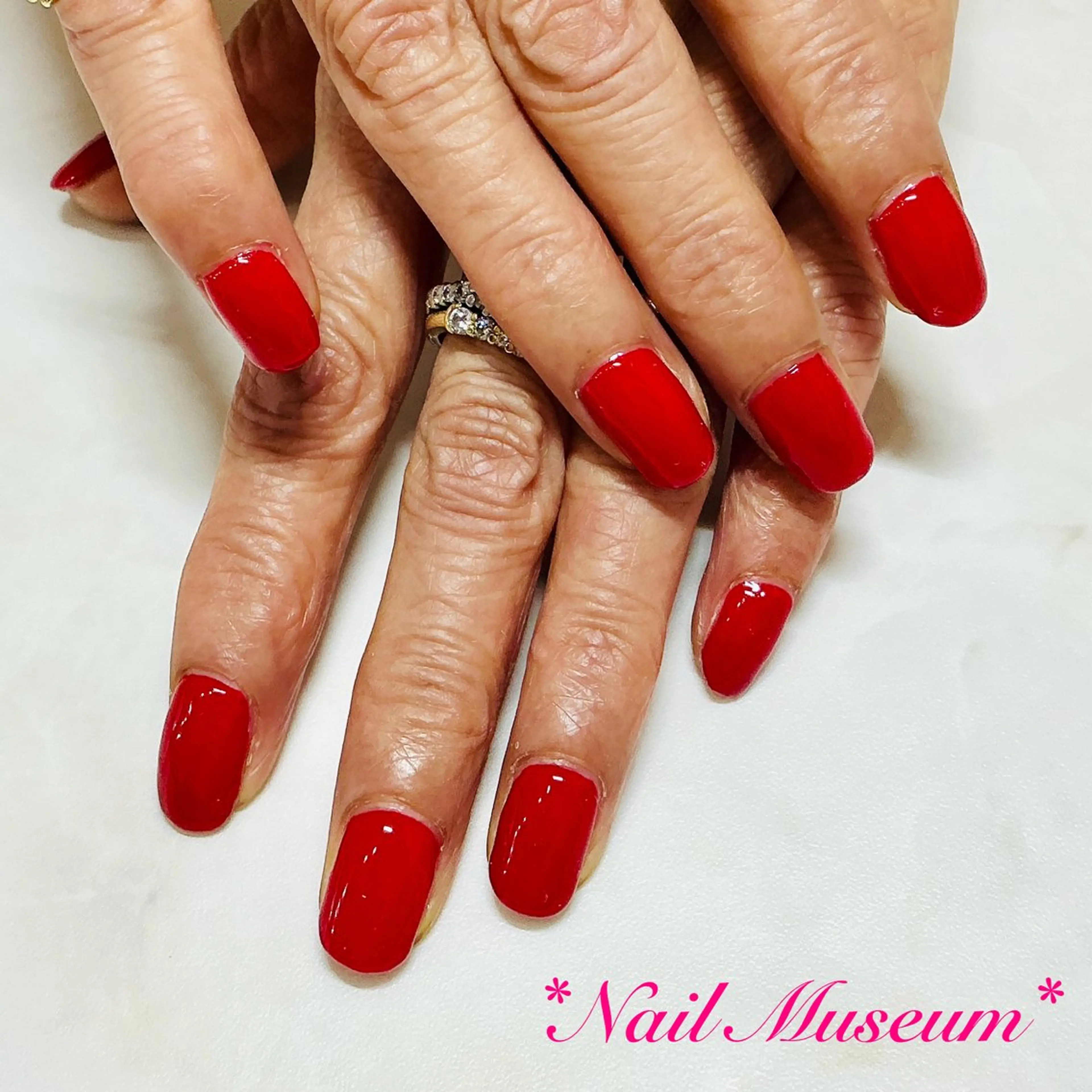 【平日限定】💅ハンド【オフ無】 ジェルワンカラー ♦︎60分🩵ミニモ限定🩵プレJr.コース🩵 #シンプルの写真