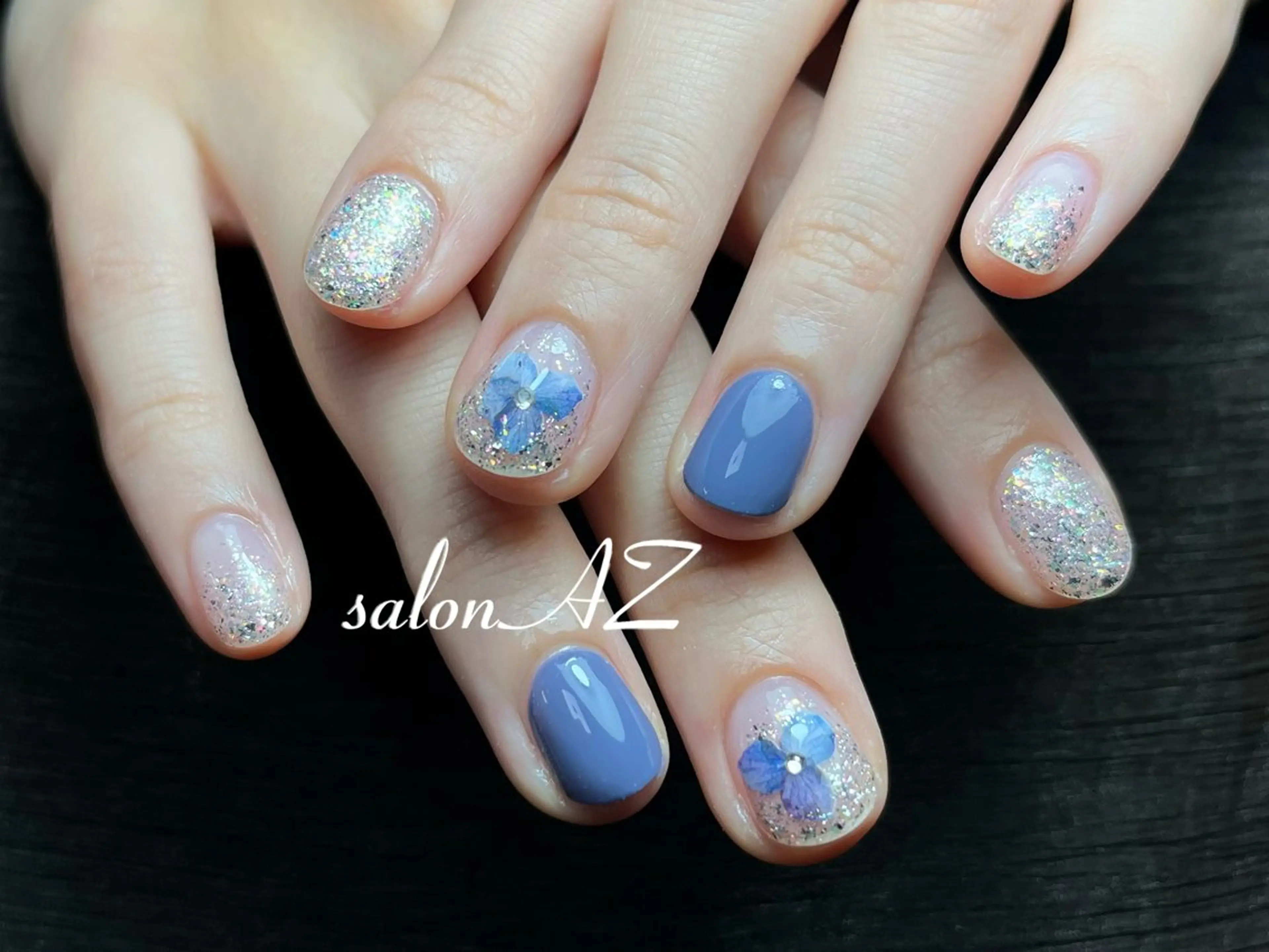 ネイル アートネイル 長さ出し フットネイル フレンチネイル ジェルネイル ハンドネイル salonAZ トップネイリストのネイルデザイン