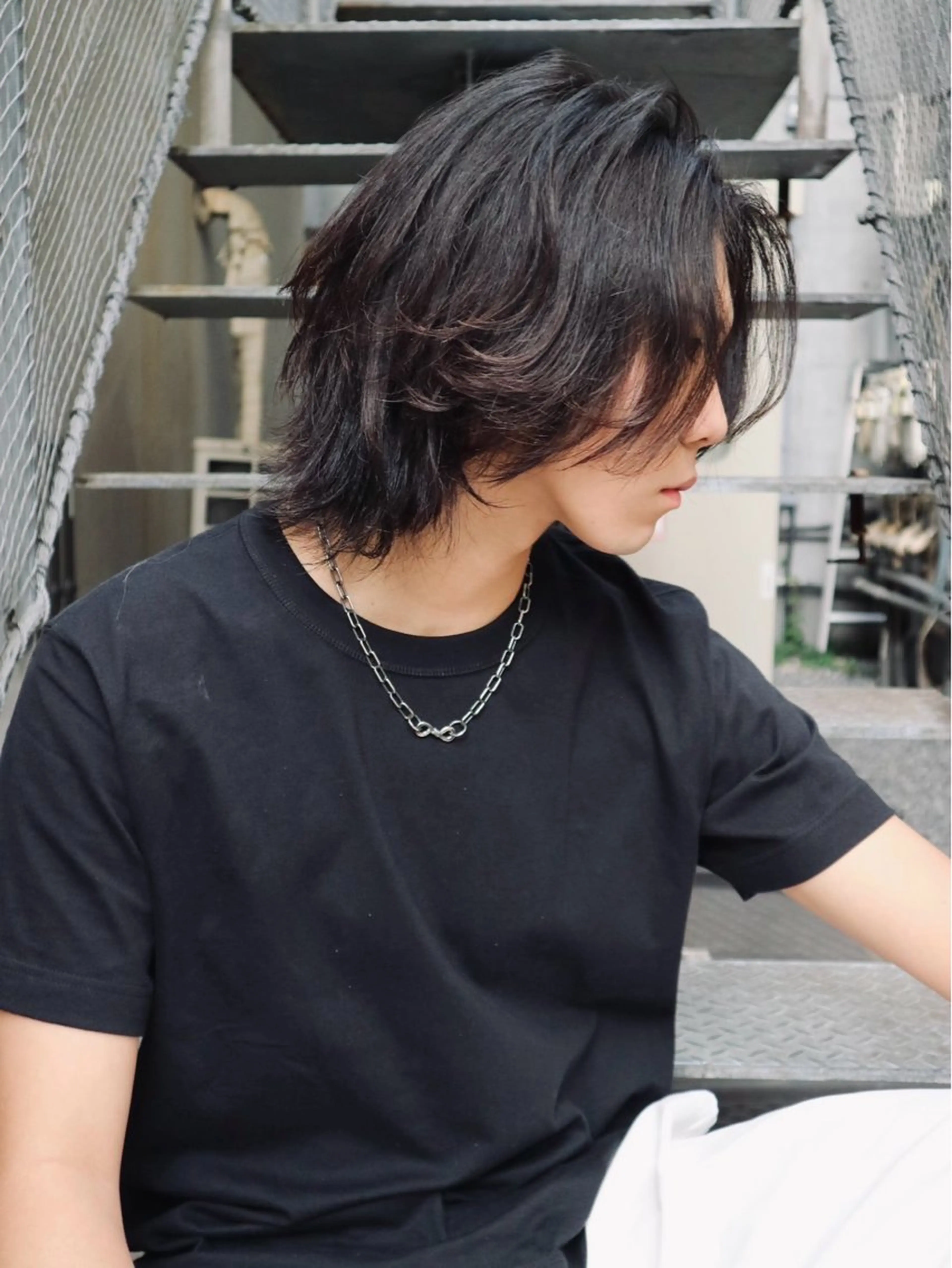 ミディアム TE$ ⚡️HINのヘアスタイル