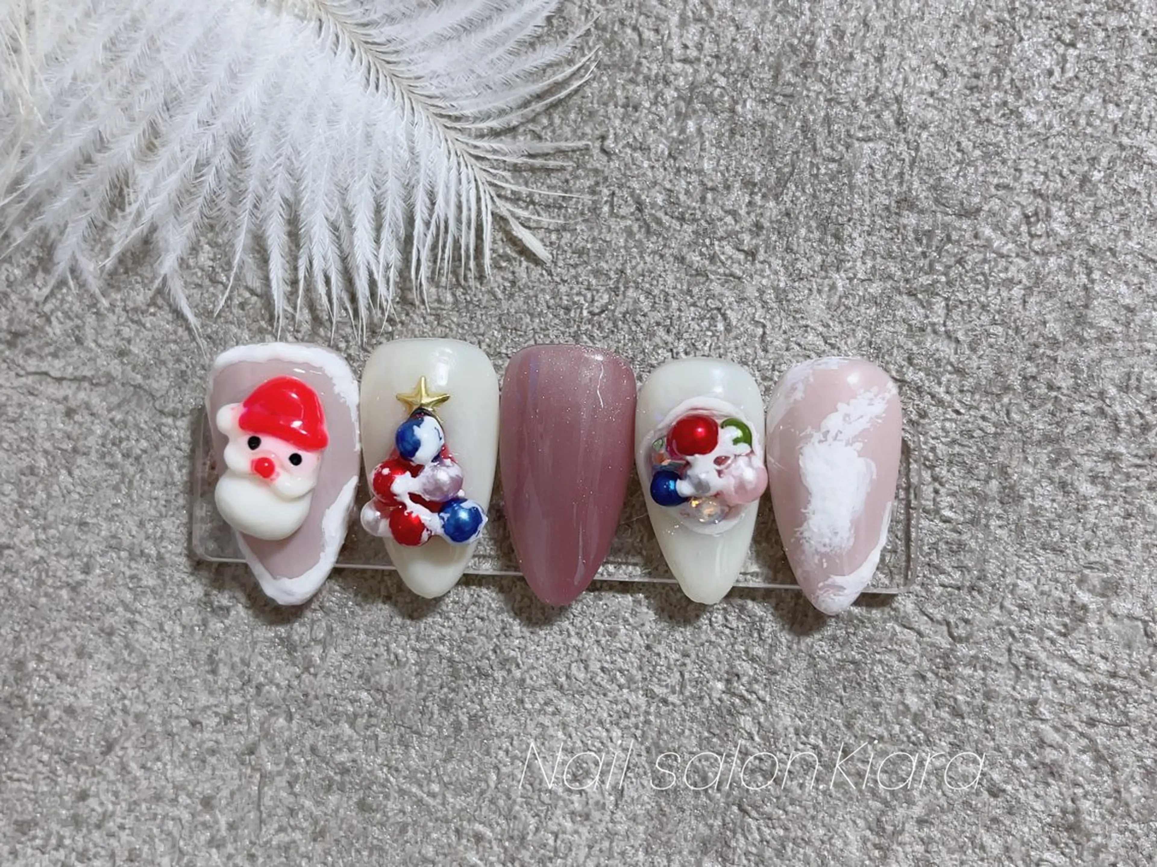 ネイル 冬ネイル 🍭Kiara Nail🍭のネイルデザイン