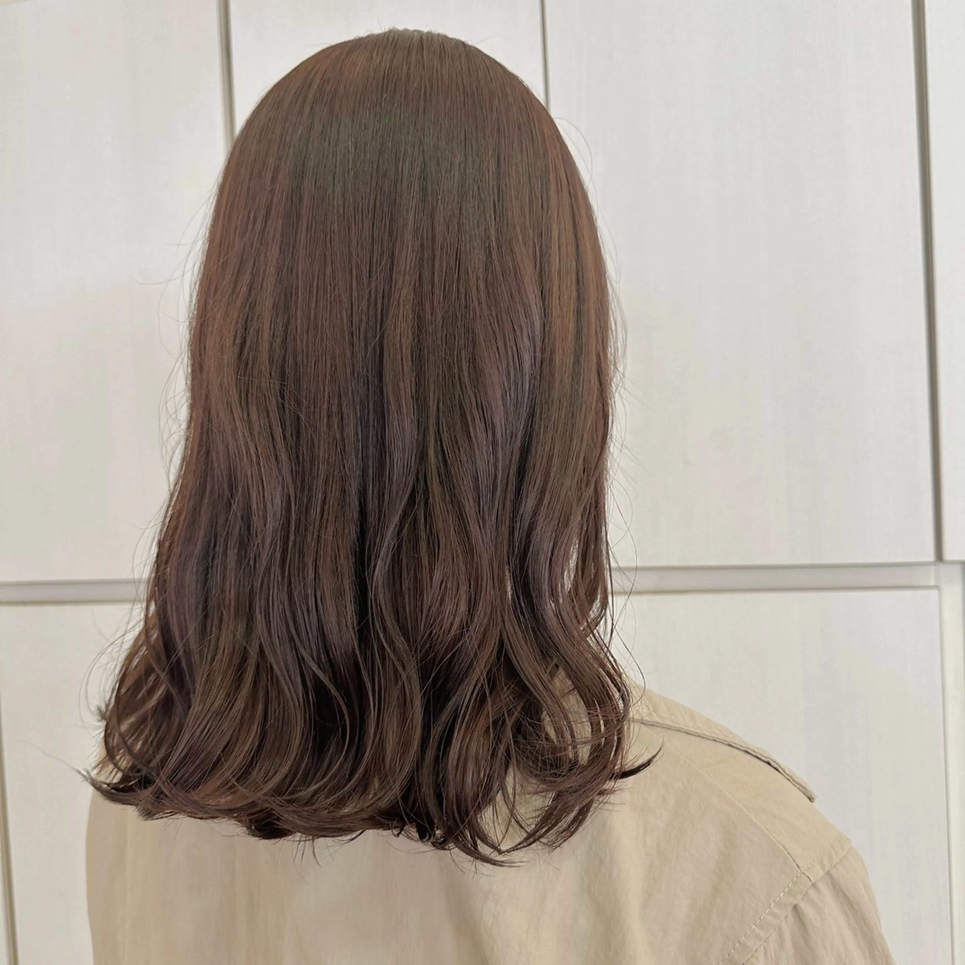 ミディアム カラー ヘアカラー トリートメント 🌹艶カラー🌹 大林未侑のヘアスタイル
