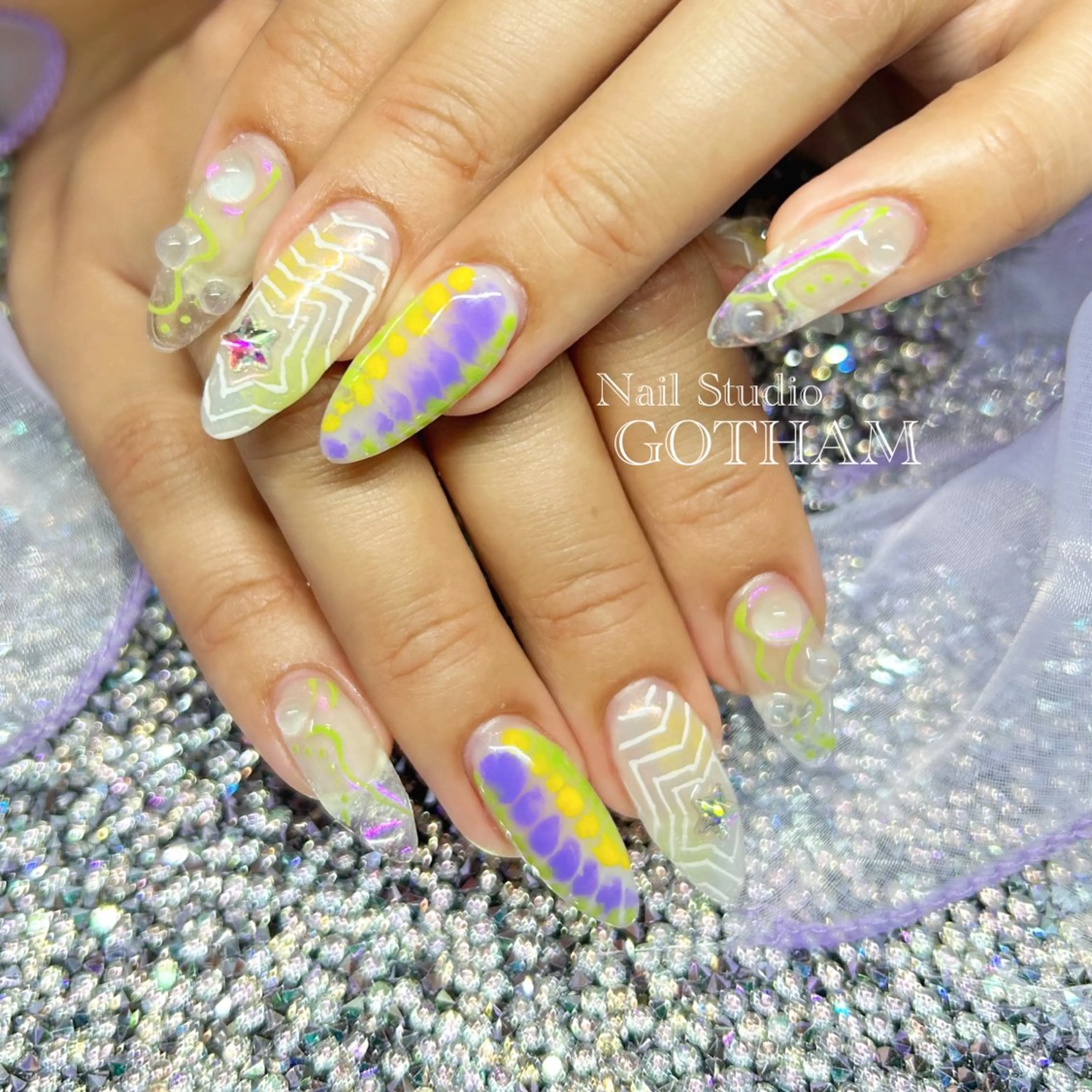 ネイル ハンドネイル Nail Studio GOTHAM所属・高円寺駅からすぐ🌈 ネイルGOTHAMのネイルデザイン
