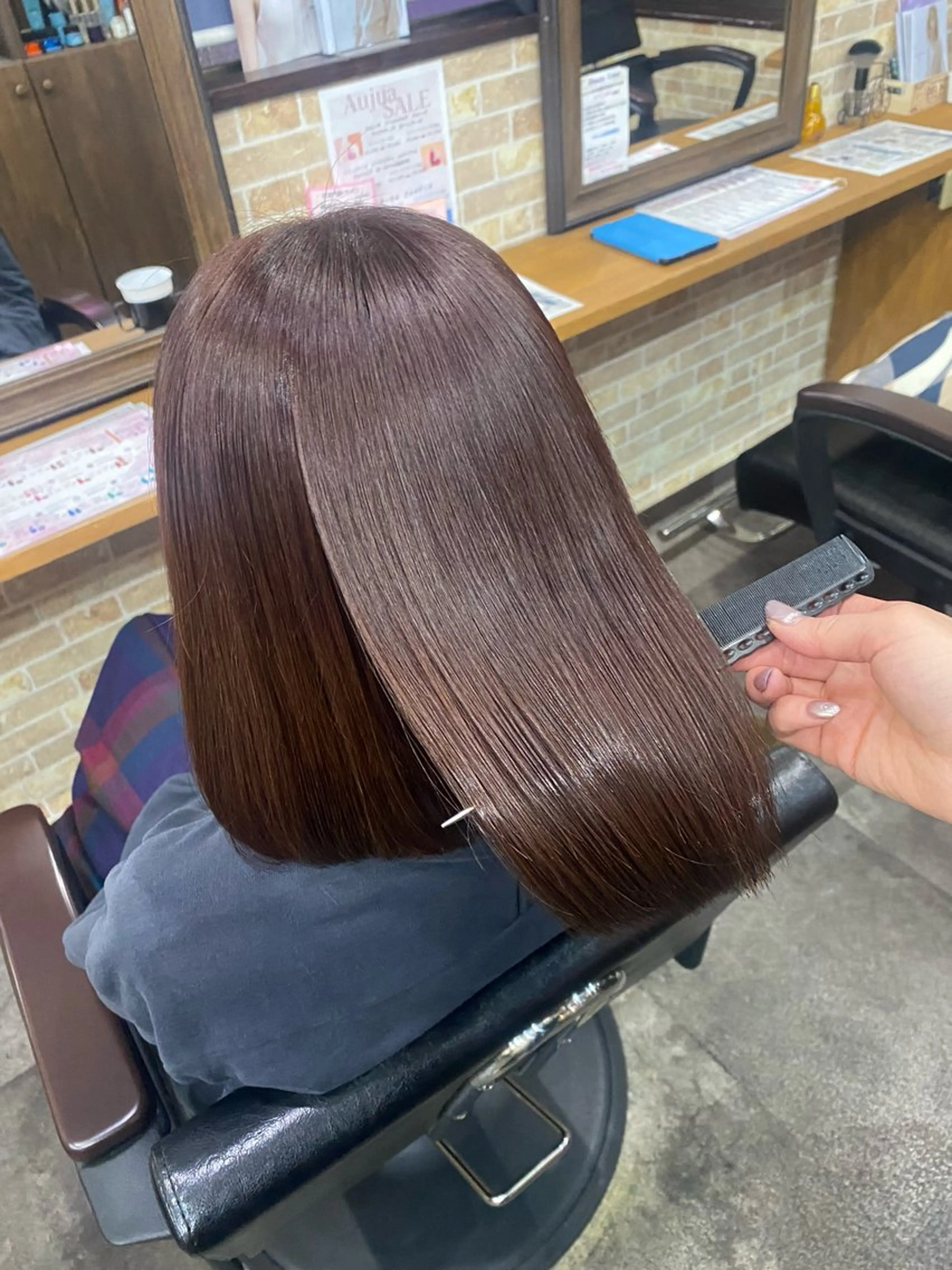 ミディアム 髪質改善 🤍erikaのヘアスタイル