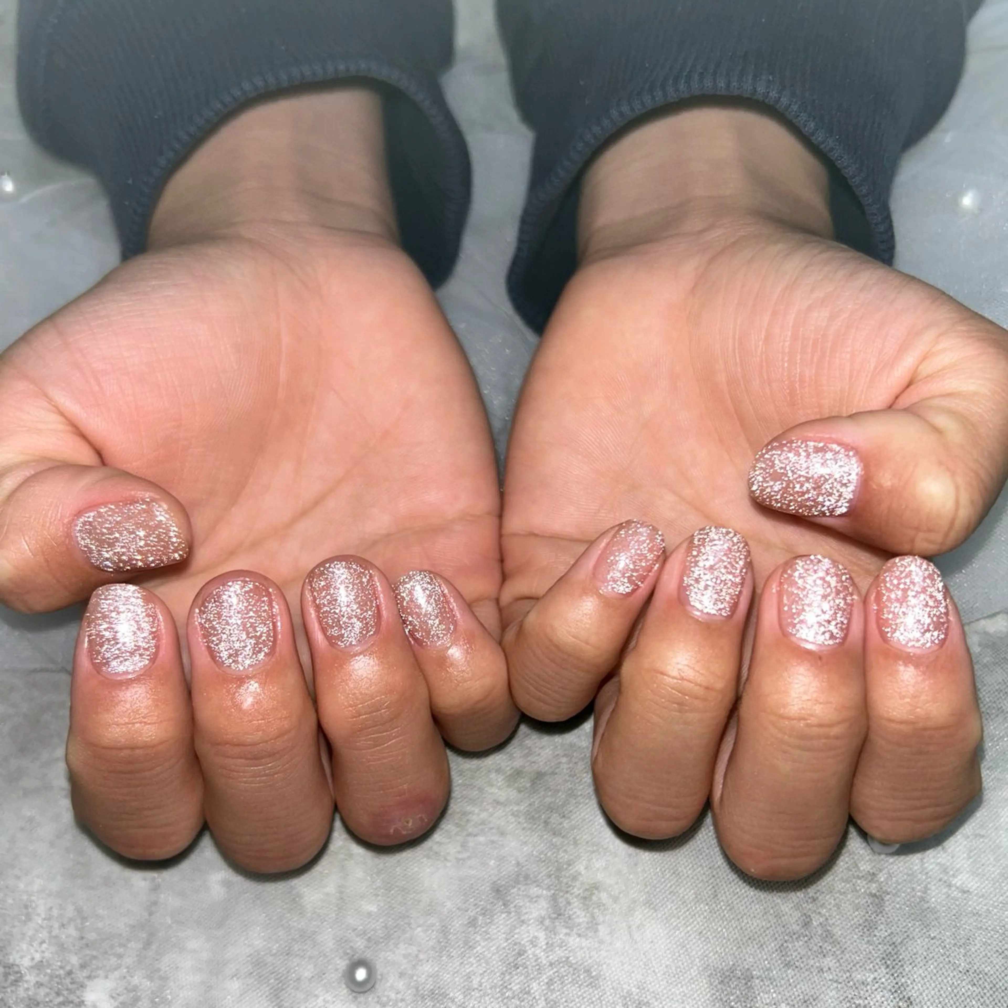 ネイル フラッシュネイル キラキラネイル ハンドネイル ten nail salon　かえでのネイルデザイン