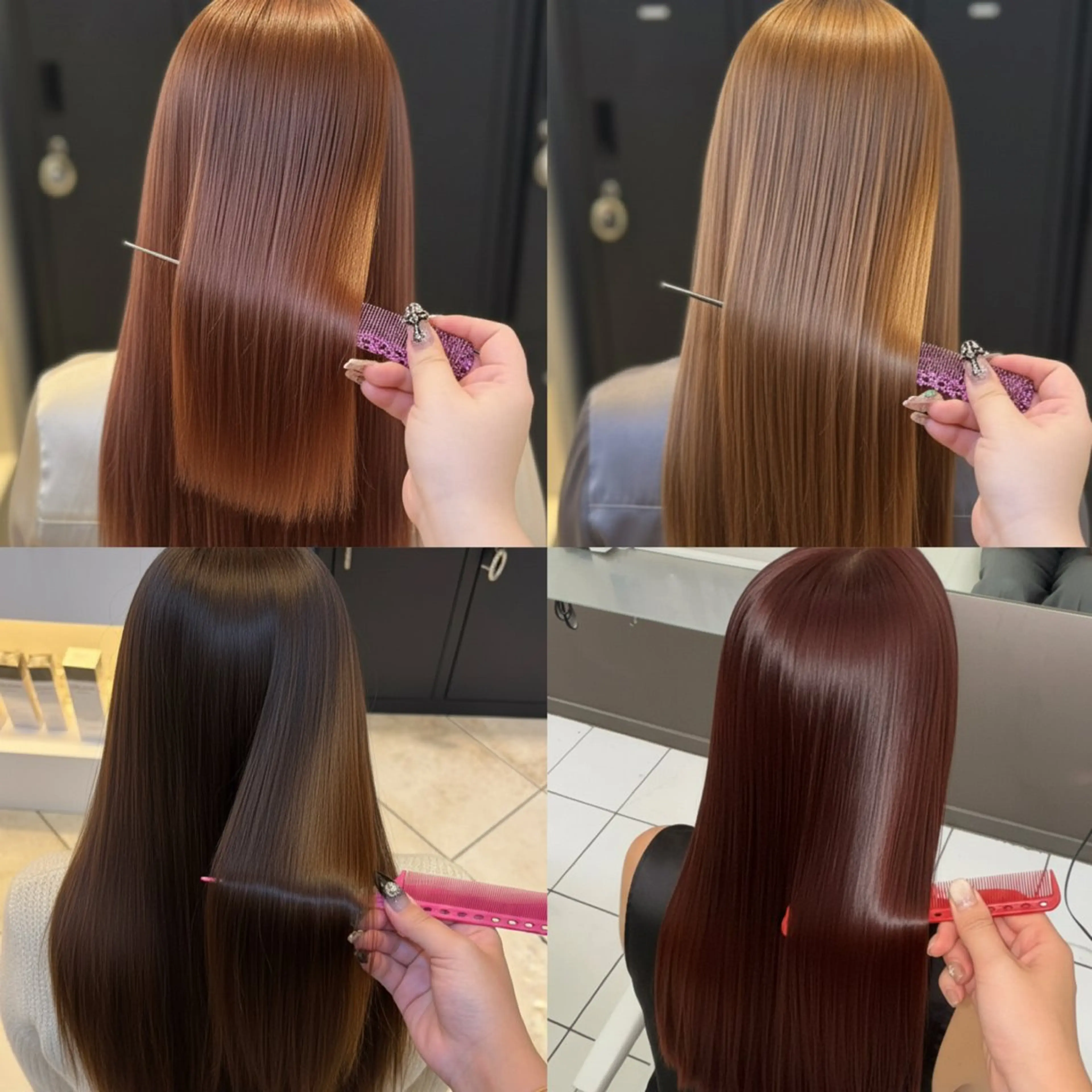 ミディアム ヘアカラー 縮毛矯正 エリアマネージャー 復活の大澤竜馬のヘアスタイル