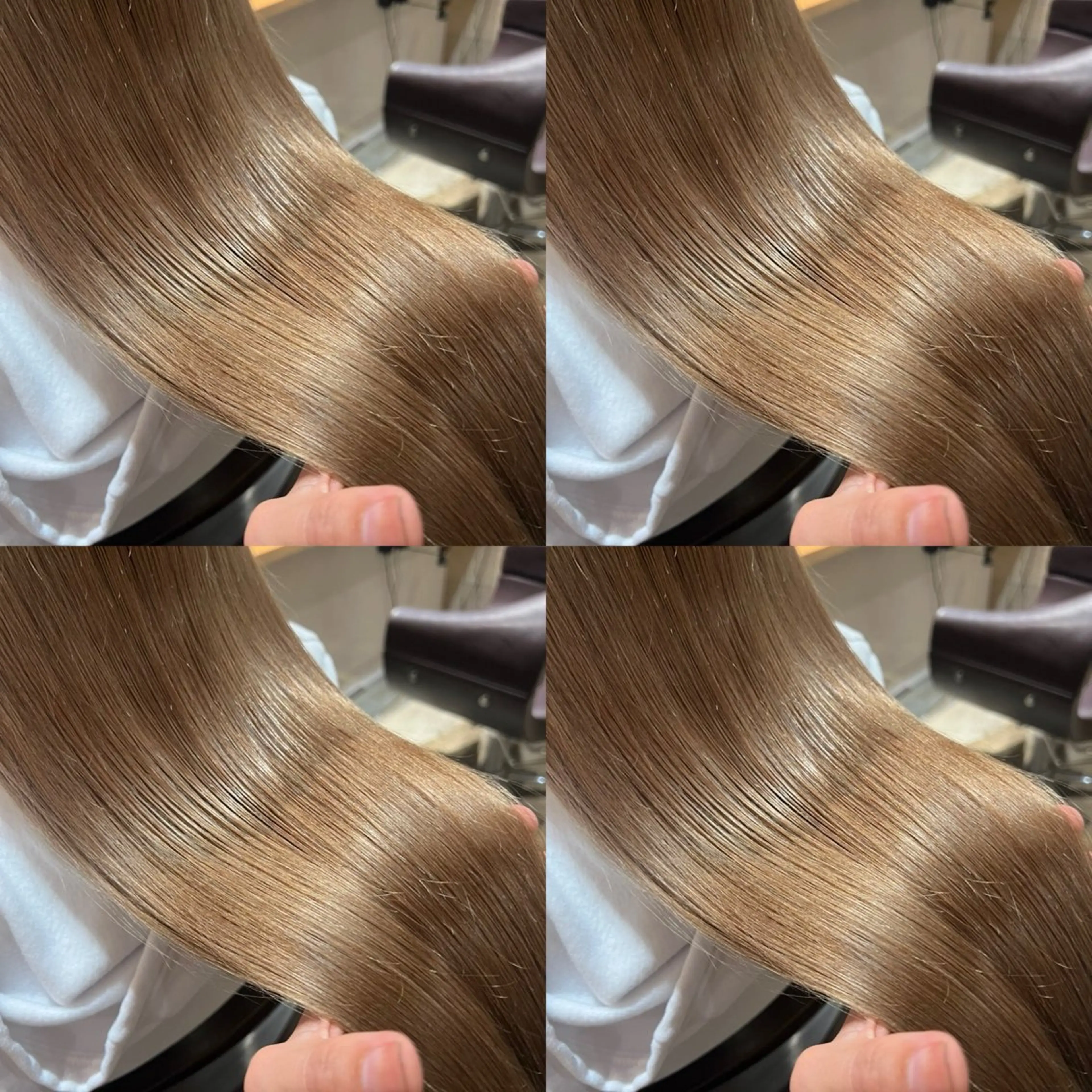 ロング カラー ベージュカラー ミルクティーベージュ 髪質改善 カット ヘアカラー トリートメント 韓国レイヤー× 髪質改善✨純大のヘアスタイル