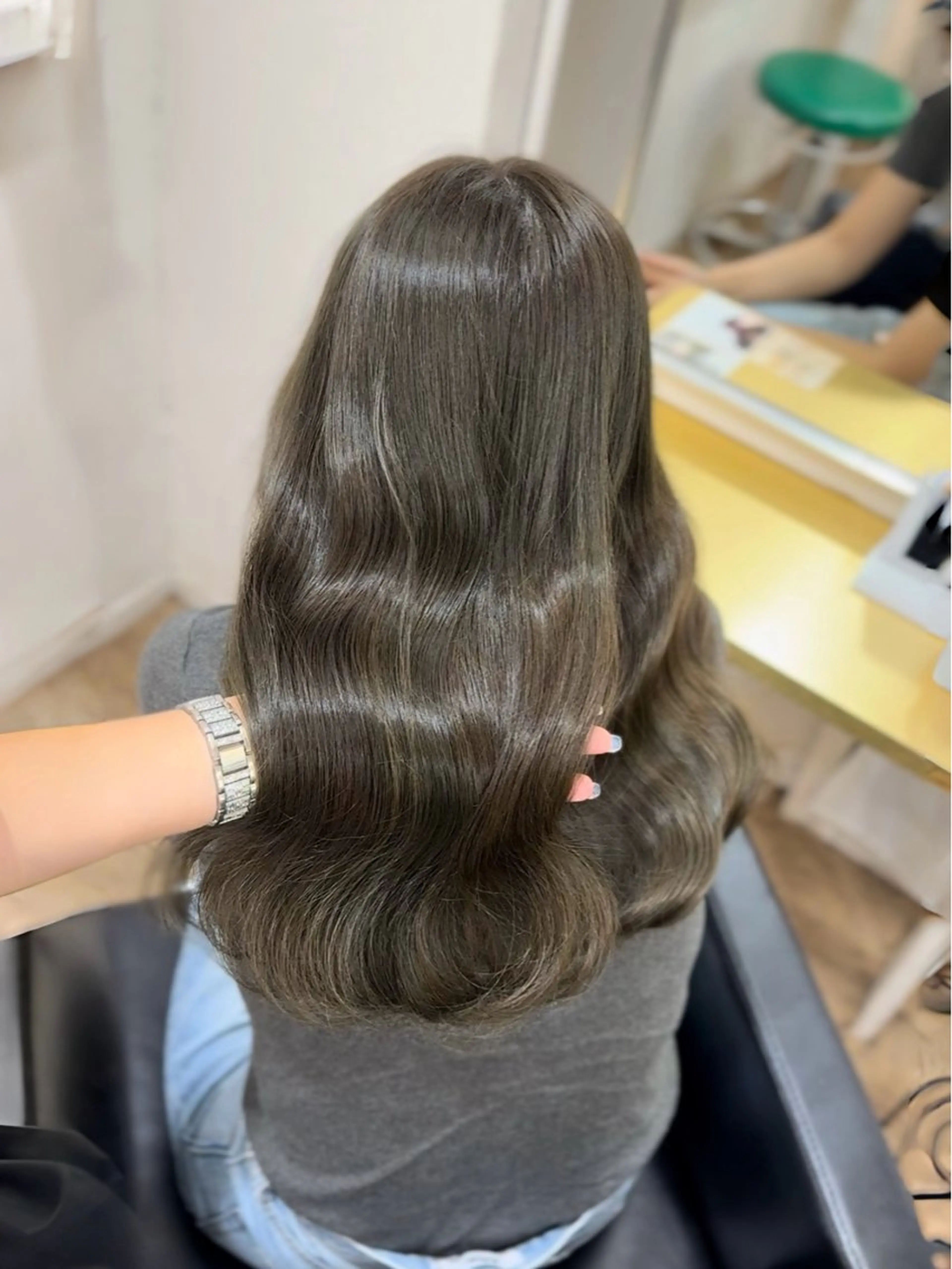 セミロング カラー ヘアアレンジ ヘアカラー トリートメント 茶屋町/ワンカラー RAN　モデル募集中のヘアスタイル
