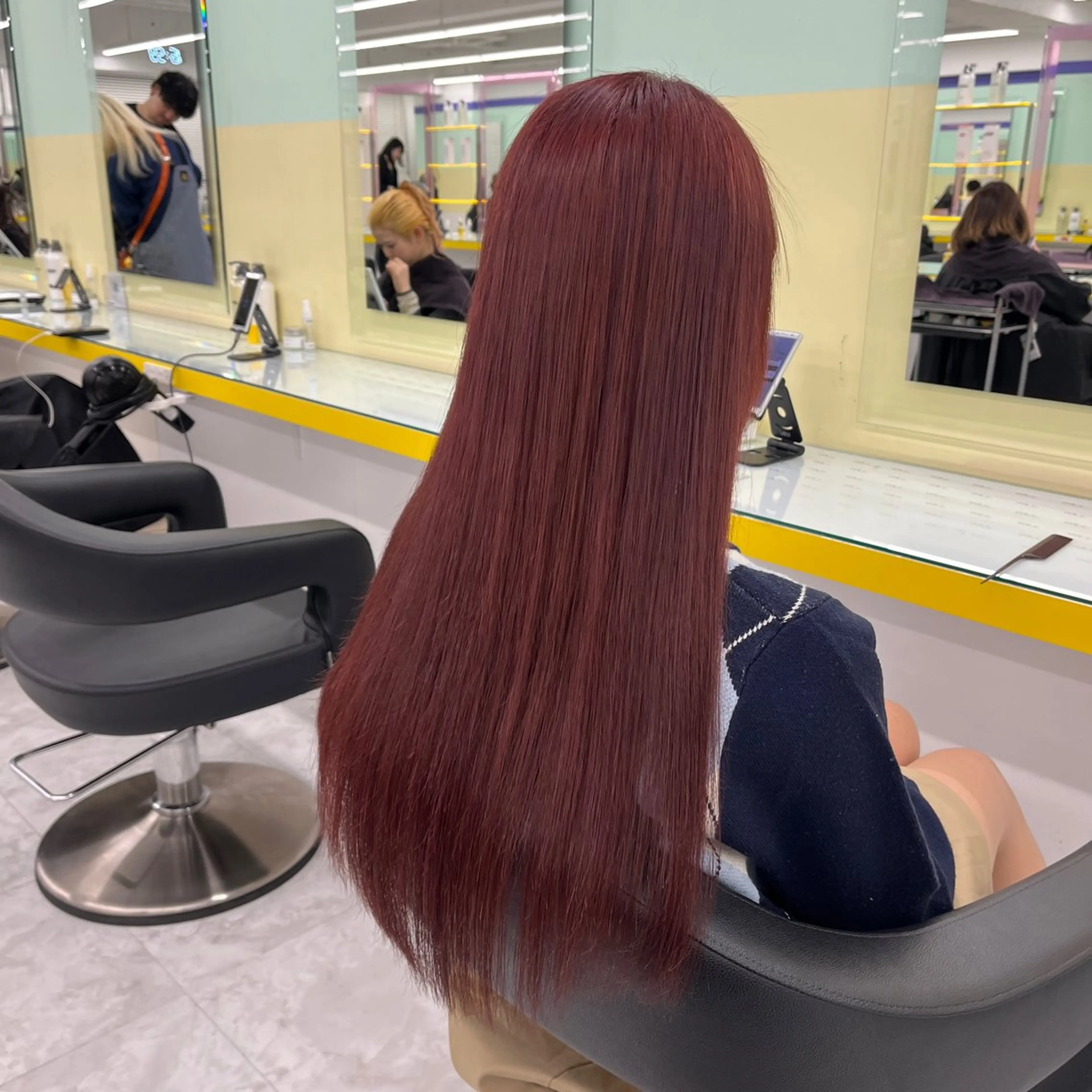 ロング カラー ヘアアレンジ ヘアカラー トリートメント ヘアセット 🎀Girly艶髪 暖色🎀Harukaのヘアスタイル