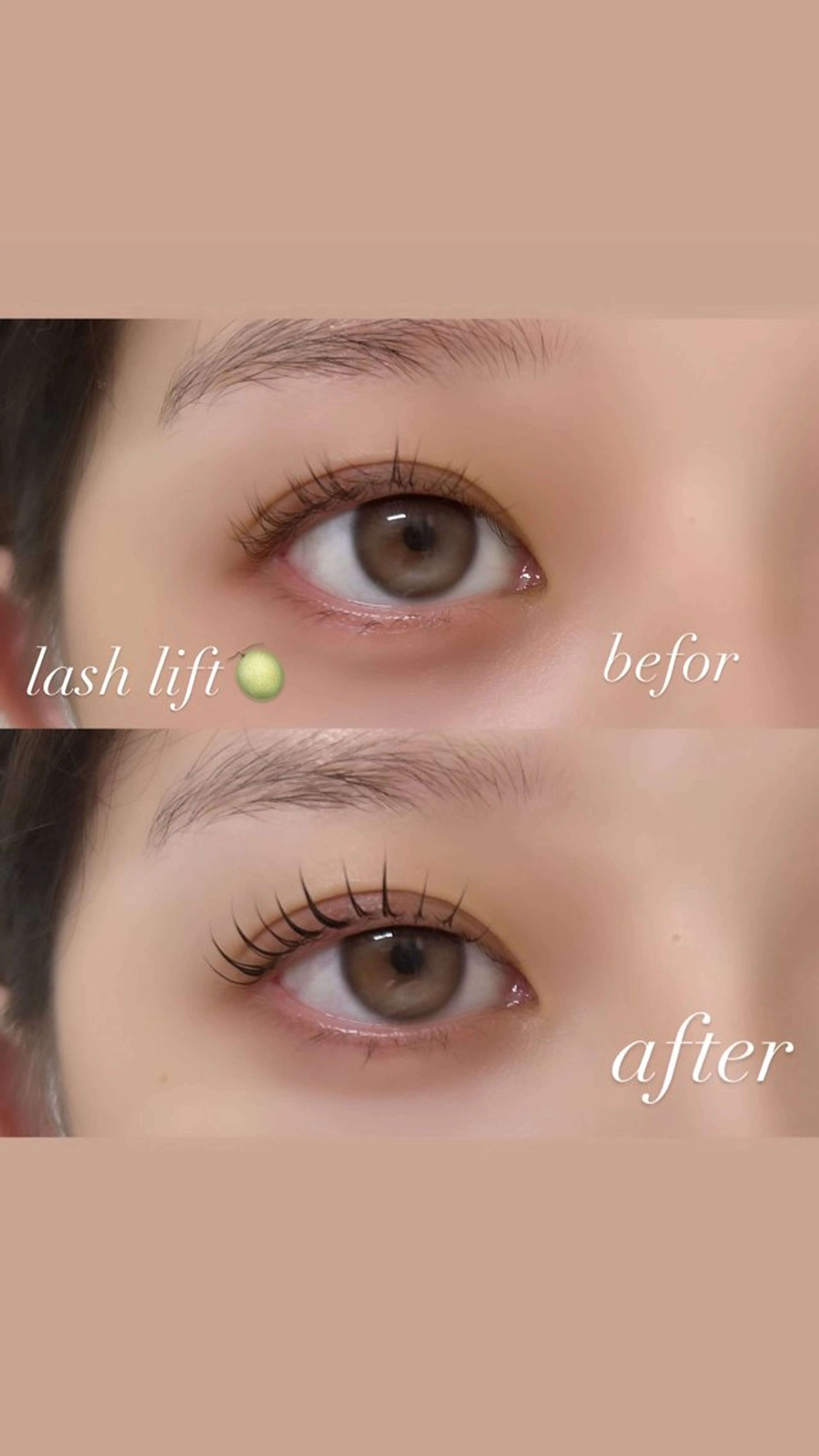 マツエク・マツパ 一重×まつ毛パーマ 束感まつ毛nasu marina🎀のマツエク・マツパデザイン