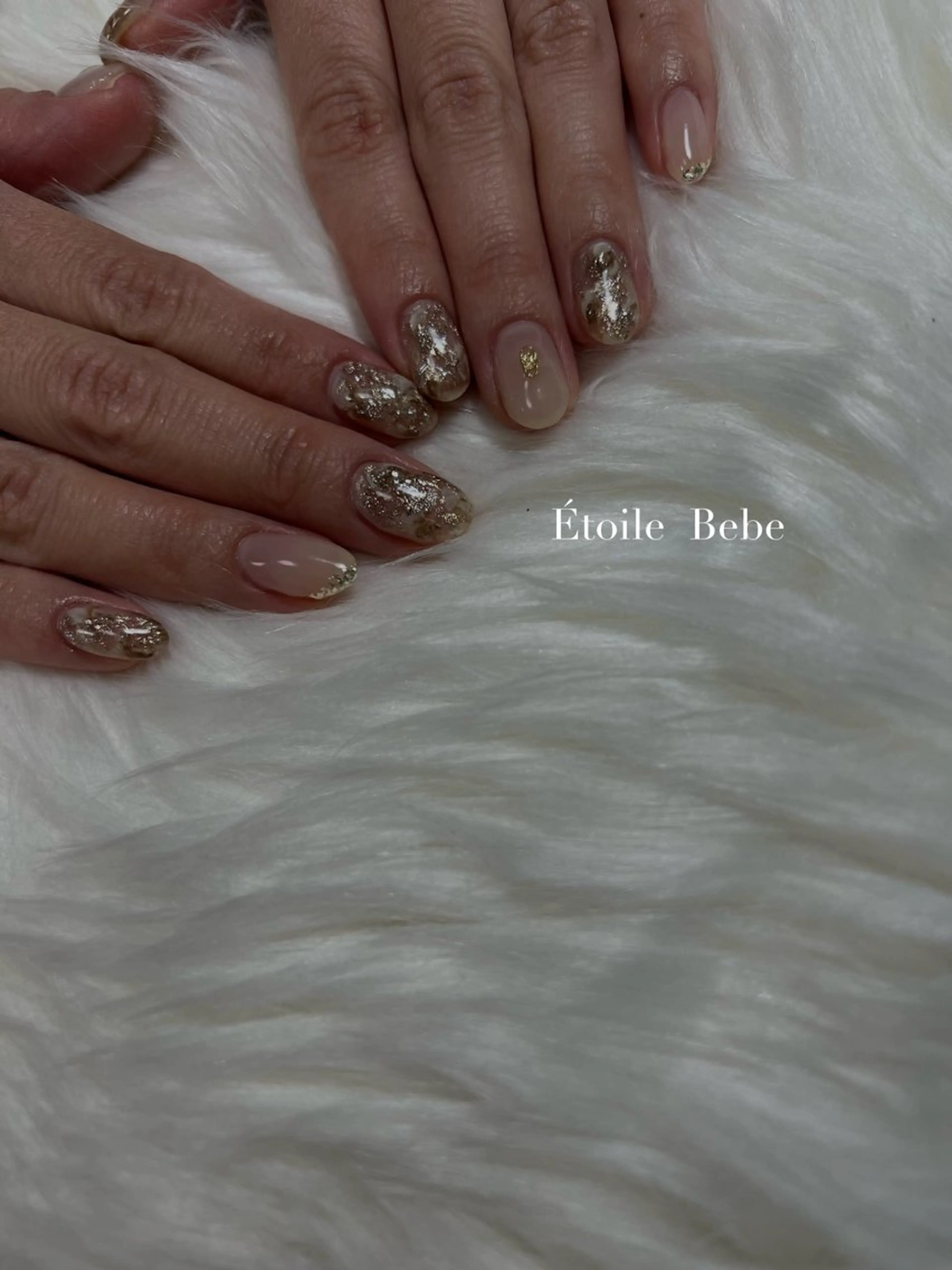 ネイル ニュアンスネイル Étoile Bebeのネイルデザイン