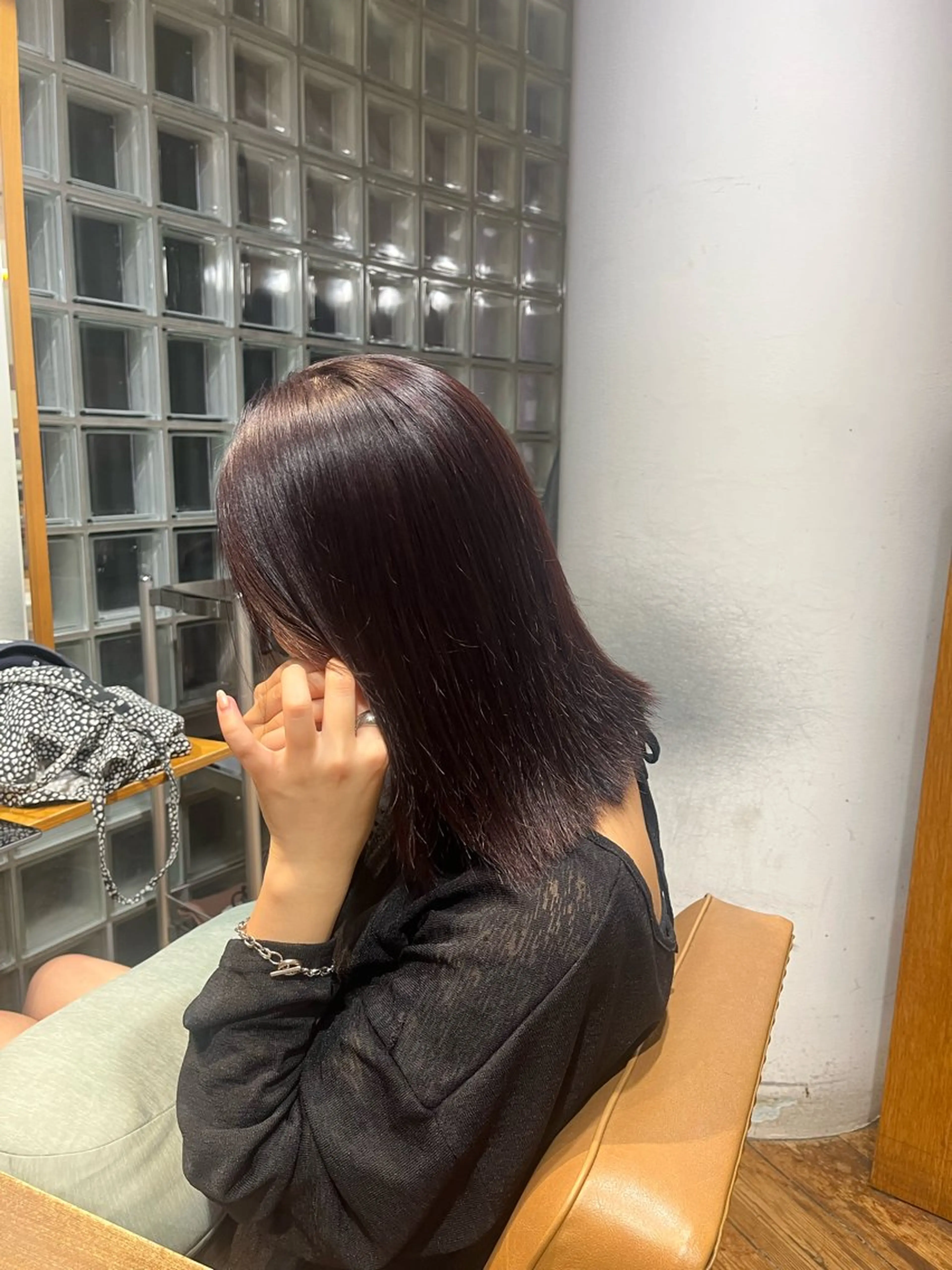 セミロング パーマ 縮毛矯正 カット/パーマモデル 募集🩵　yukaのヘアスタイル
