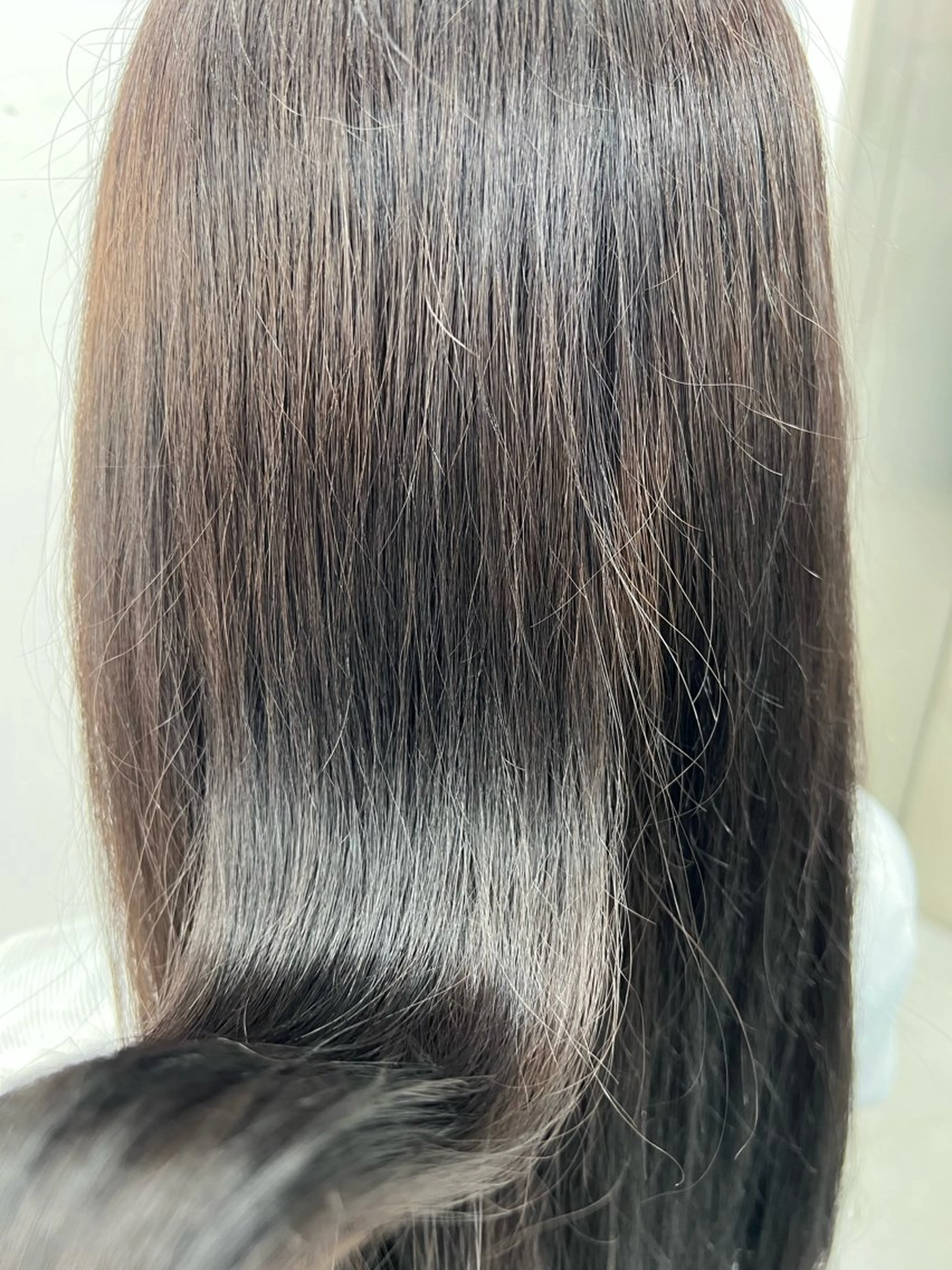 ロング カラー 黒髪 透明感カラー グレージュ ヘアカラー トリートメント あすか JILLSTUDIOのヘアスタイル