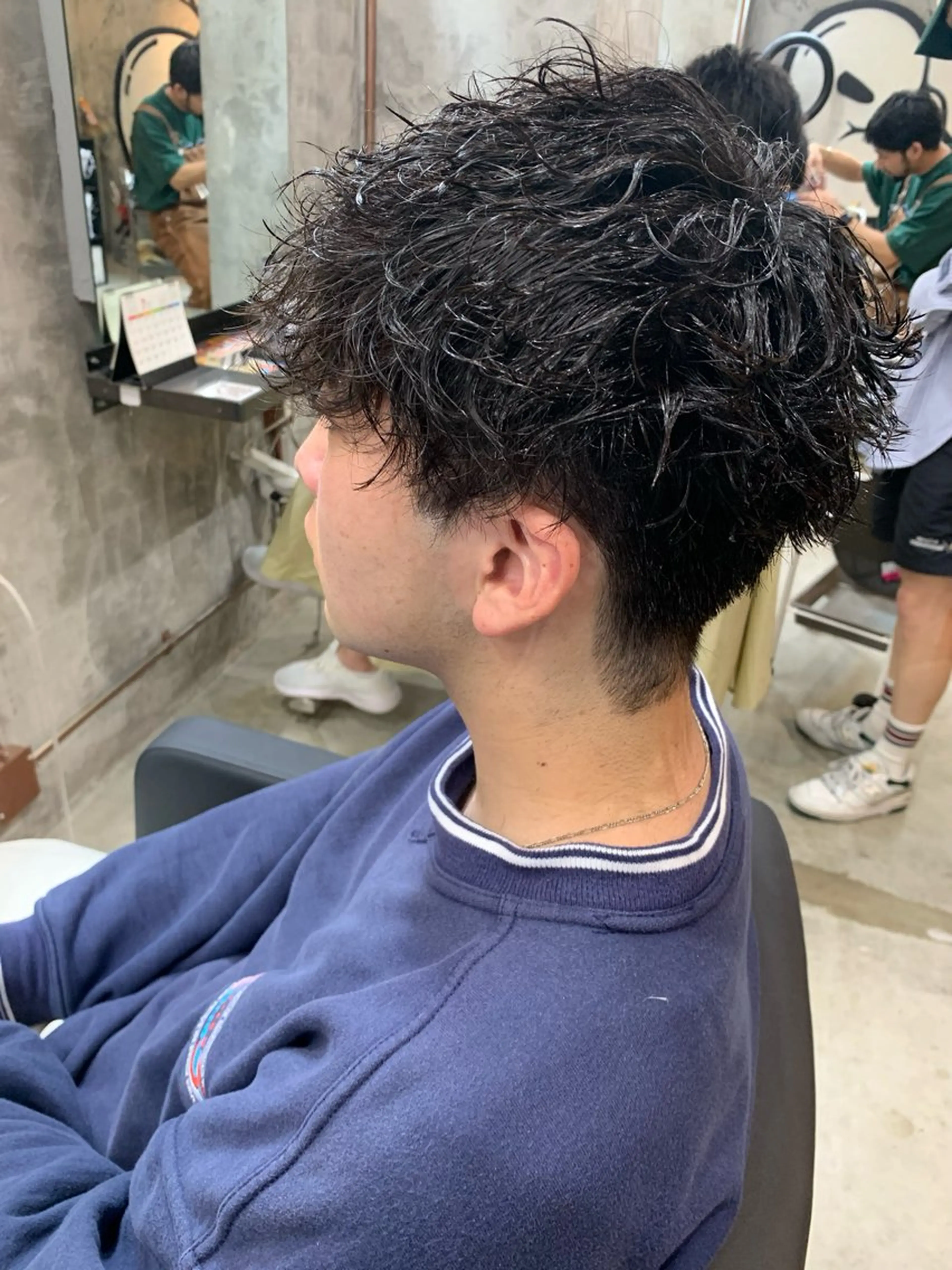 パーマ メンズ マッシュ メンズパーマ ツイストスパイラルパーマ スパイラルパーマ カット パーマ ⚡️メンズパーマ特化 mens支持◎/忠地のヘアスタイル