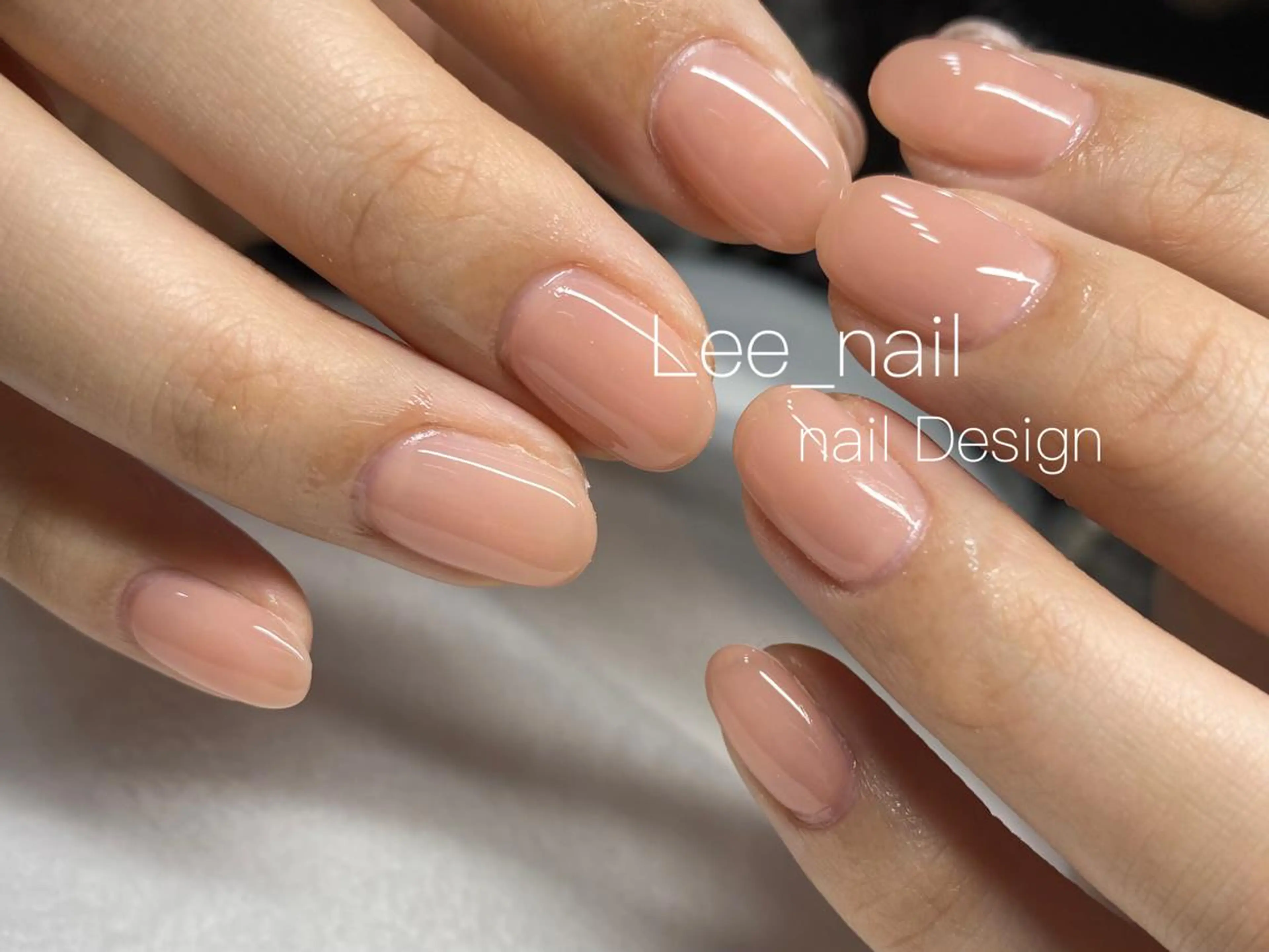 ネイル ワンカラーネイル ハンドネイル Lee_ nailのネイルデザイン