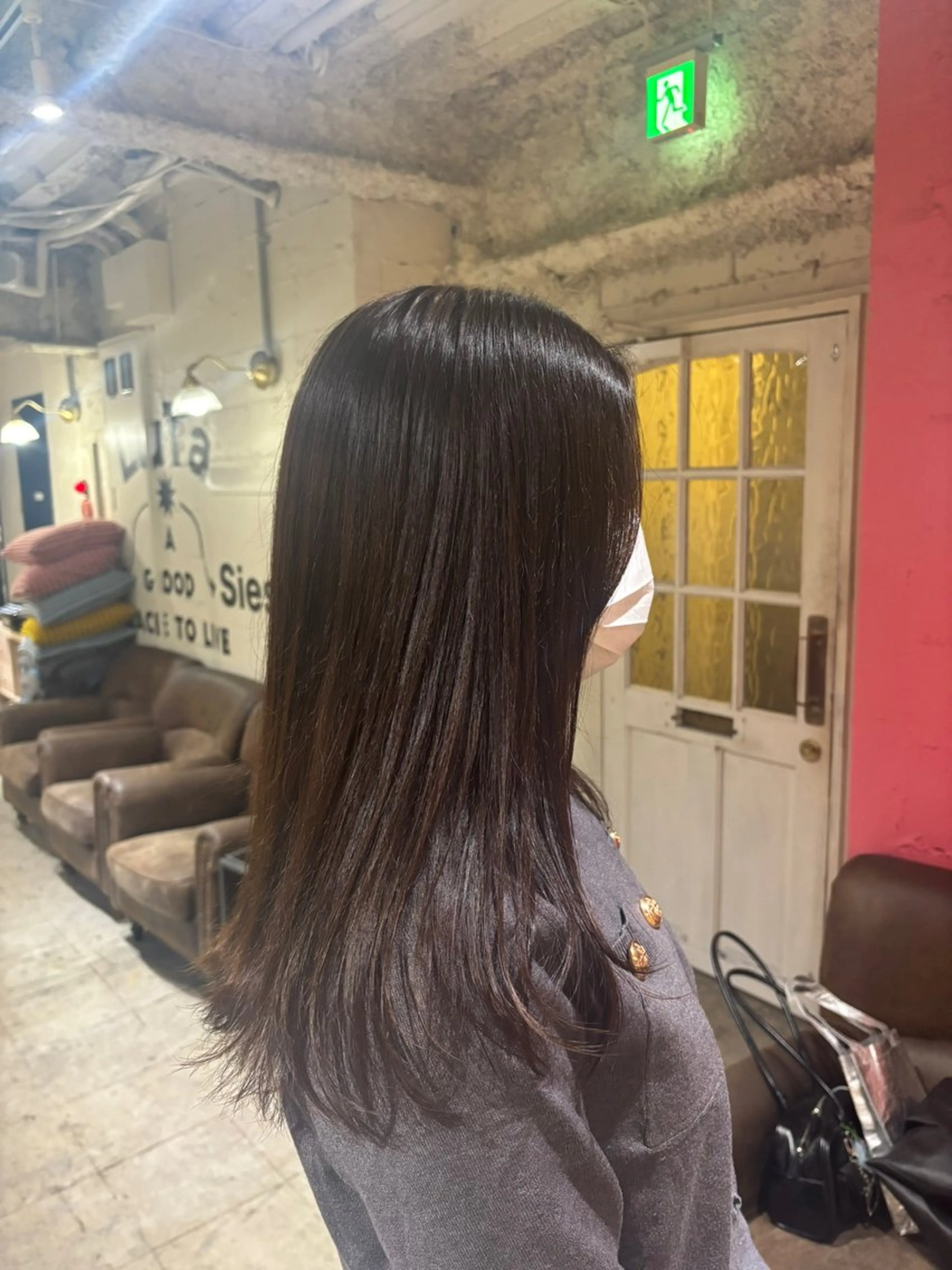 セミロング ヘアカラー トリートメント 🍀うる艶カラー🍀 ayuのヘアスタイル