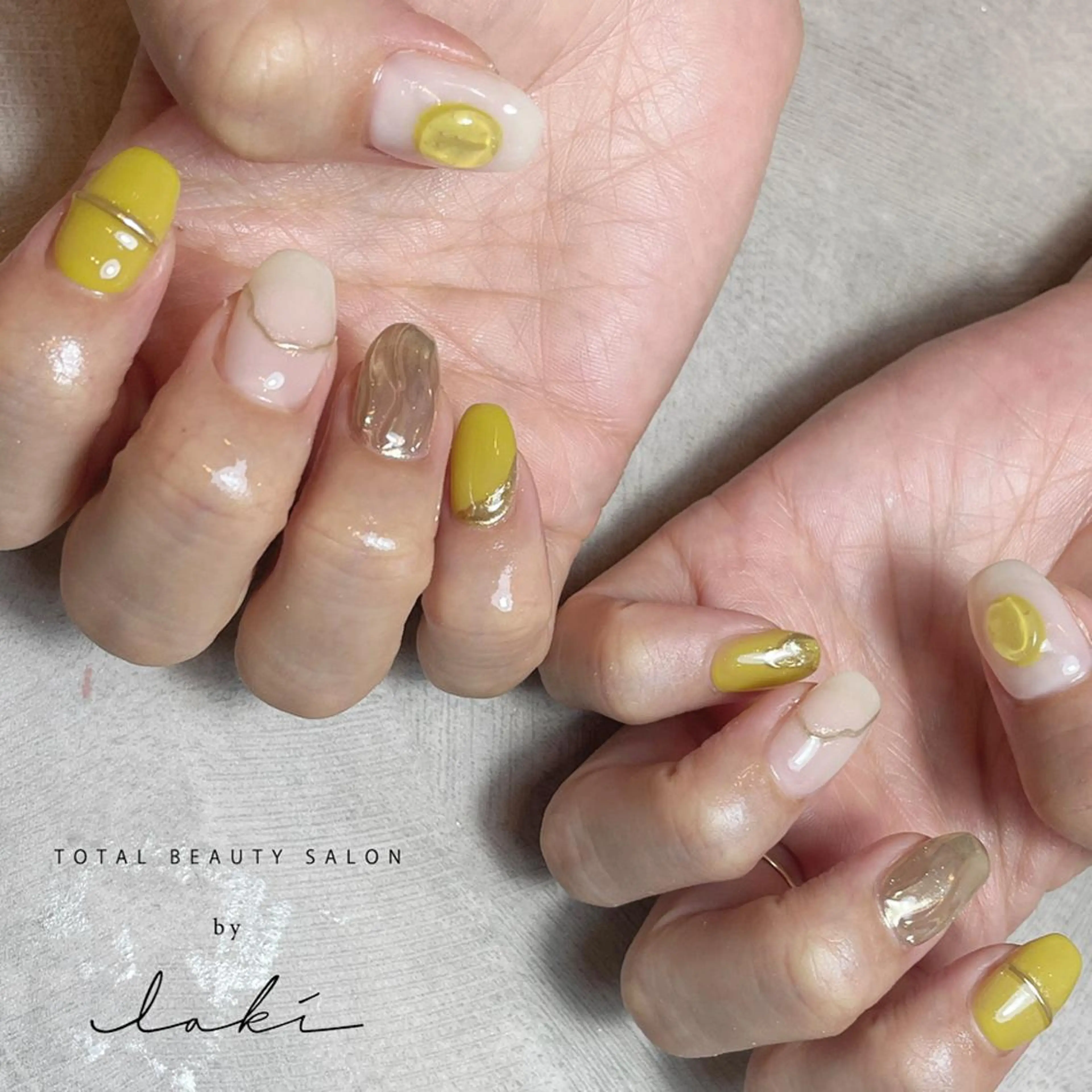 ネイル ニュアンスネイル my&所属・my&_ maimiのネイルデザイン