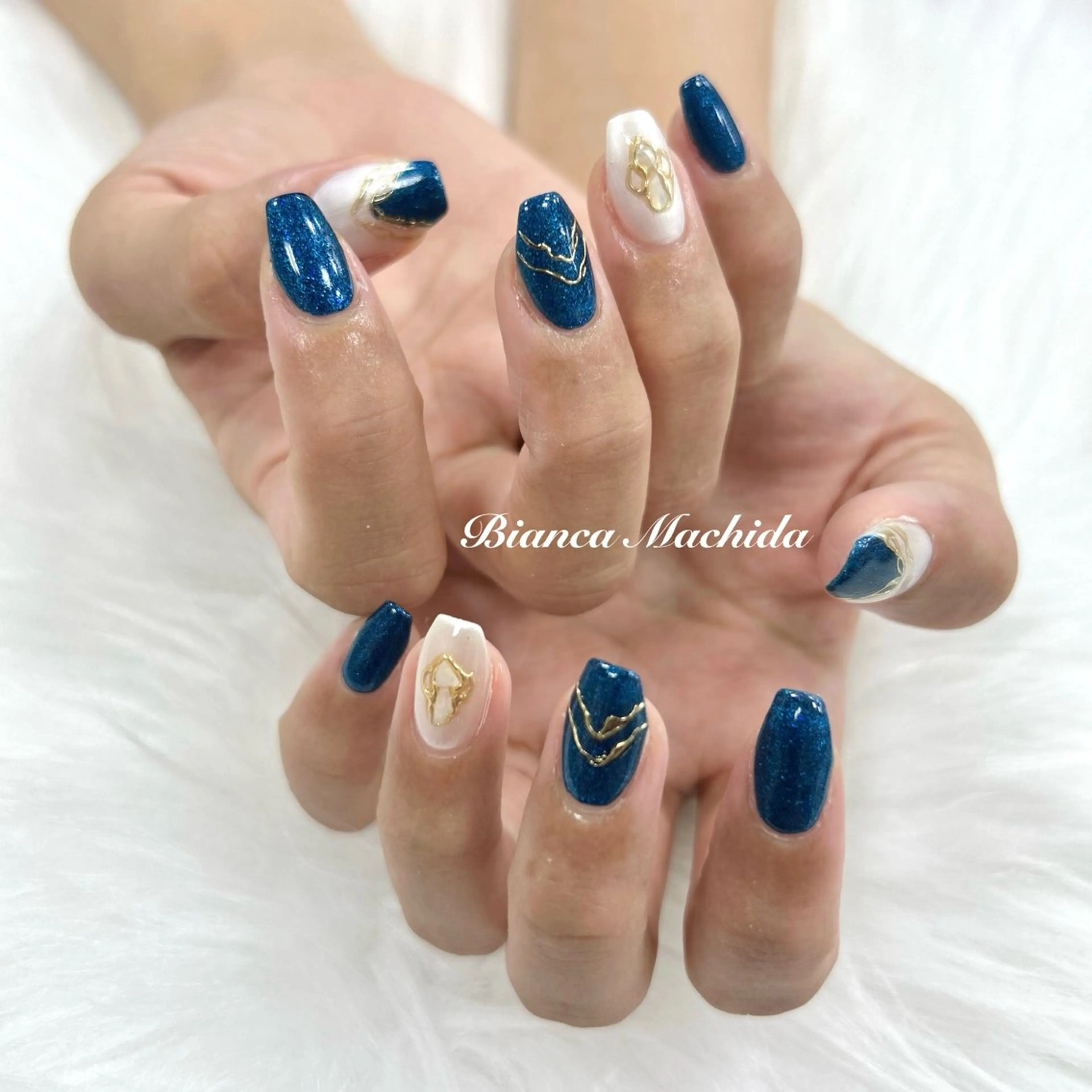ネイル ハンドネイル ハンドケア Bianca 🪽 Nakajimaのネイルデザイン