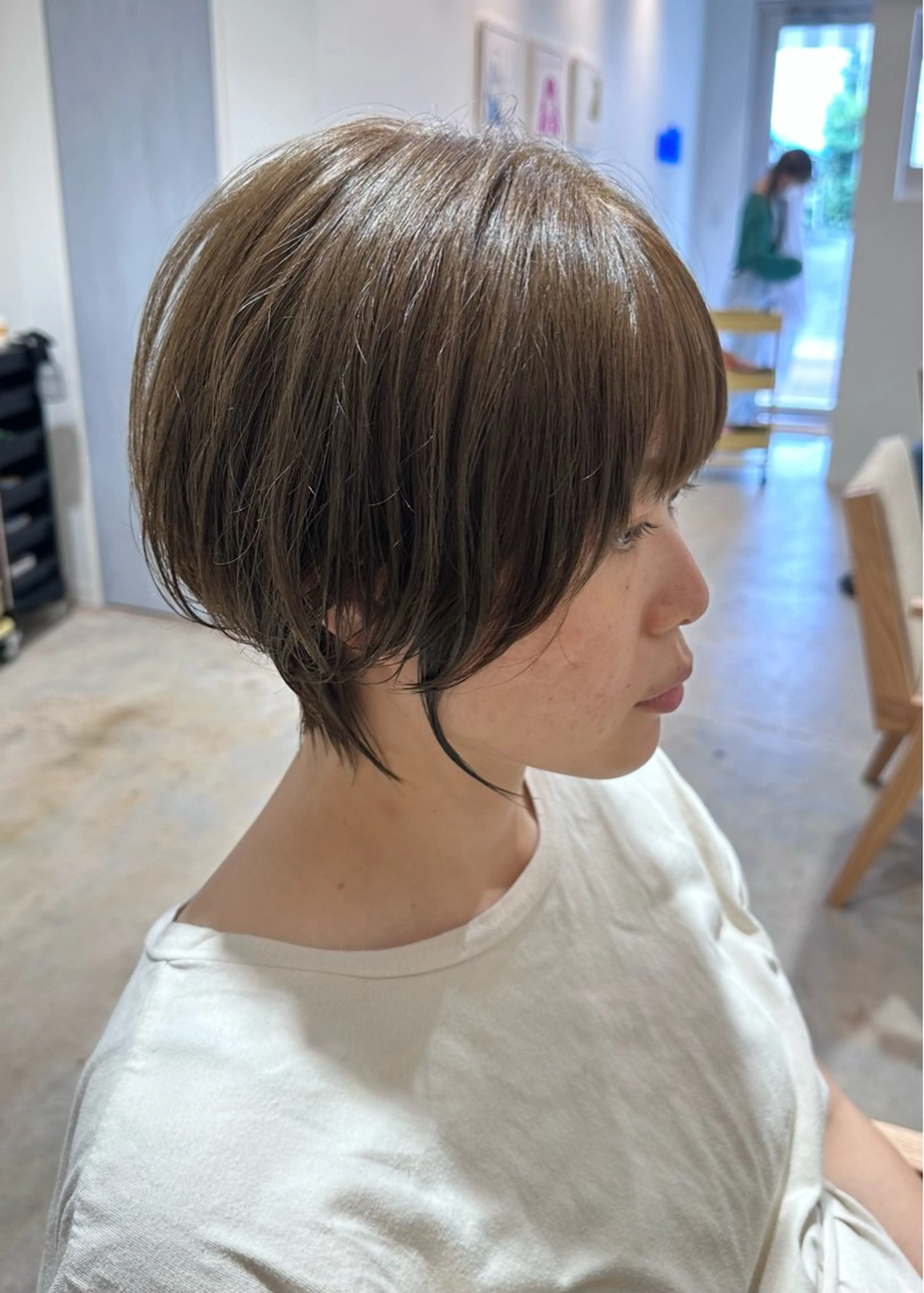 ショート カラー 倉澤 星凪のヘアスタイル
