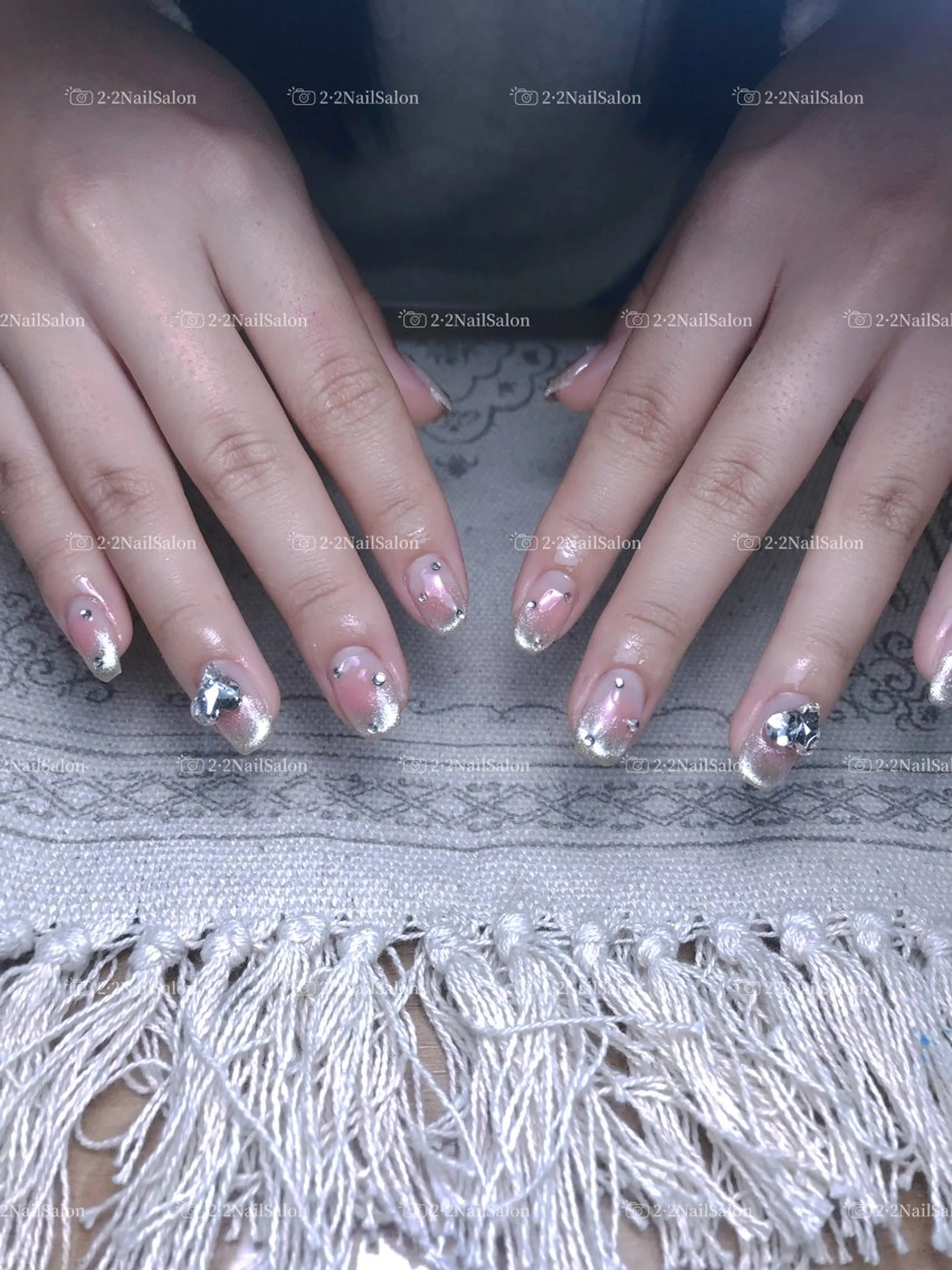 ネイル ハンドネイル 🦋y y Nail 🤍のネイルデザイン