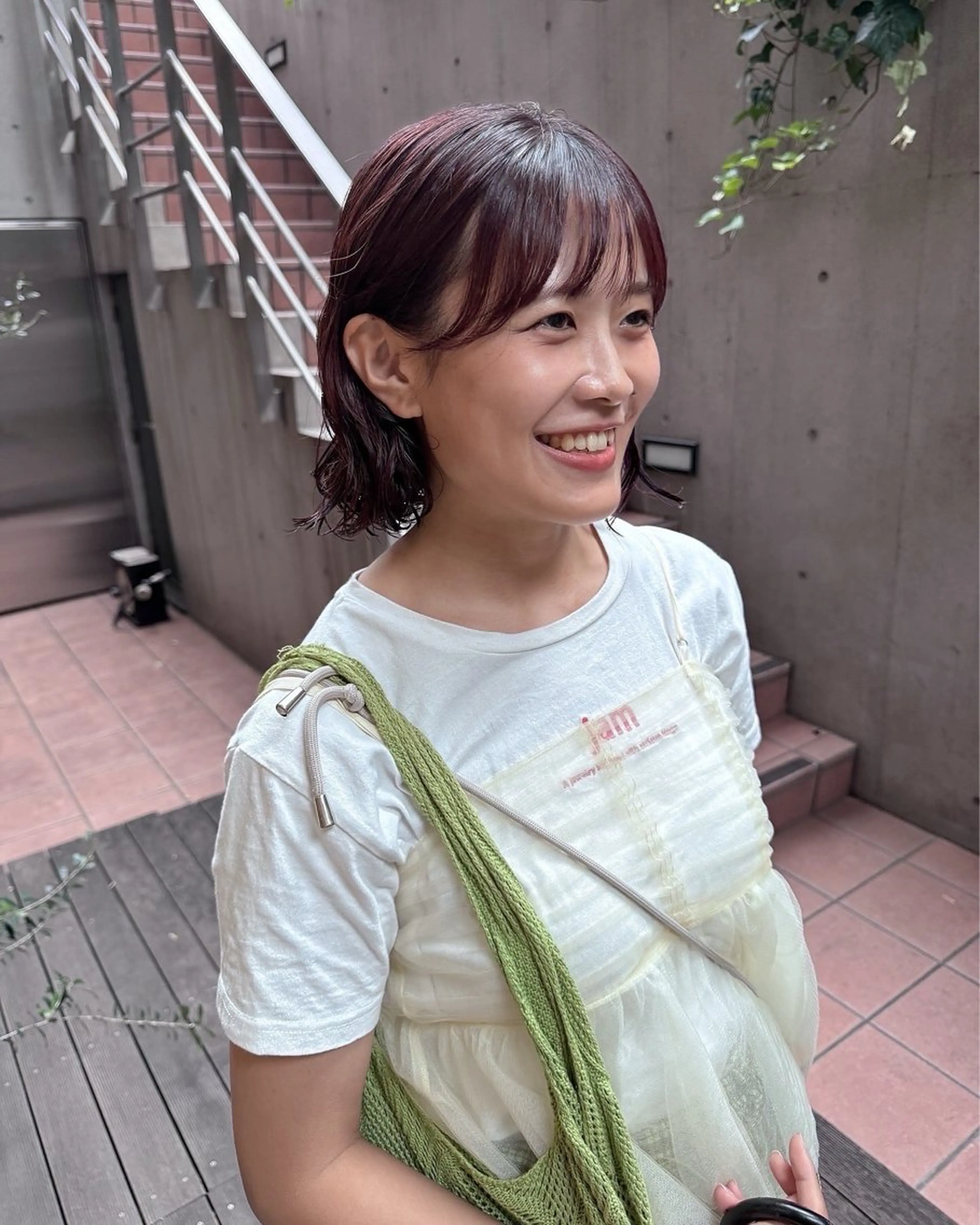 ショート パーマ カット パーマ 大橋 芽衣のヘアスタイル