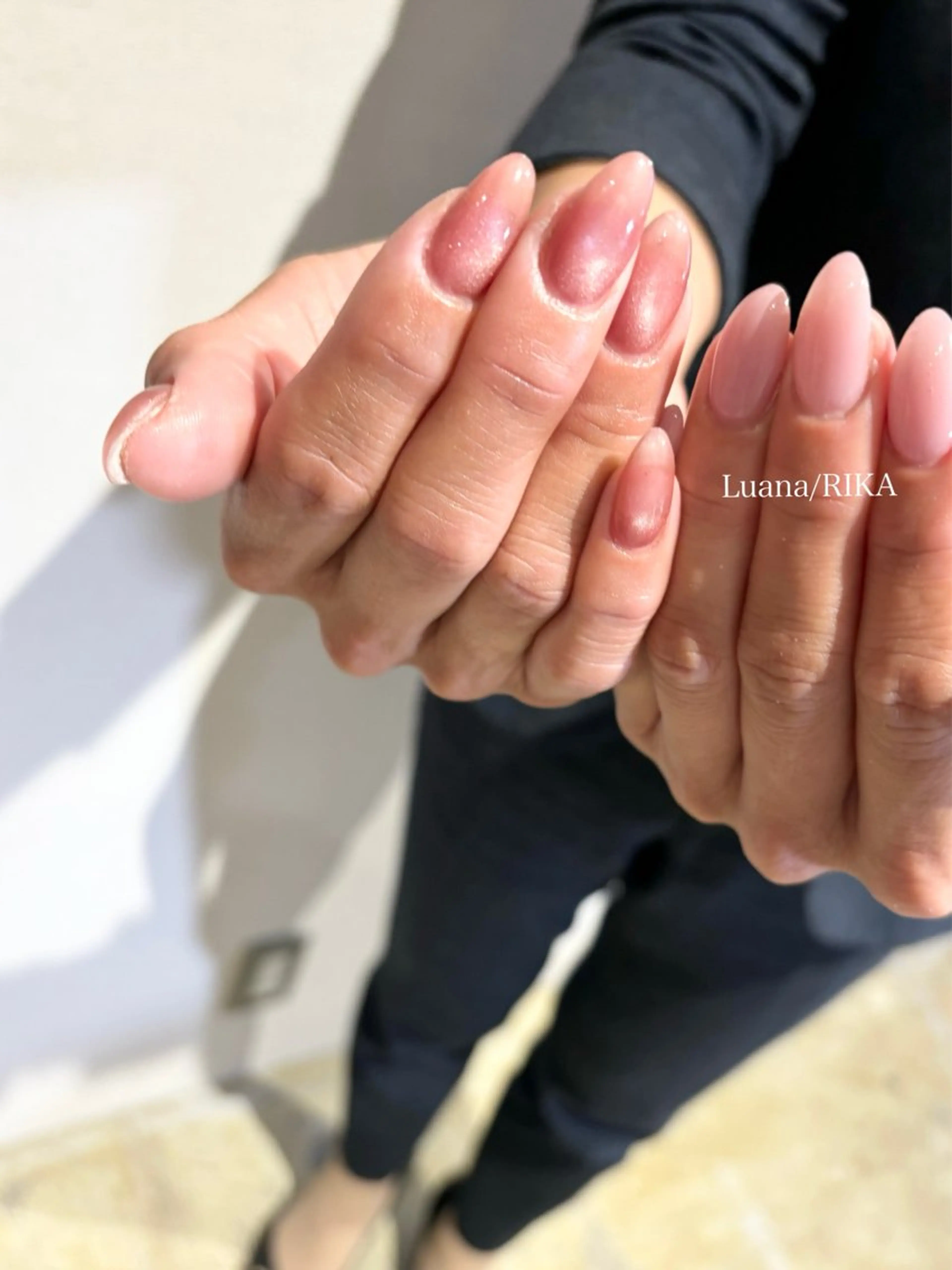 ネイル マグネットネイル ハンドネイル Nail Salon Luana Rikaのネイルデザイン