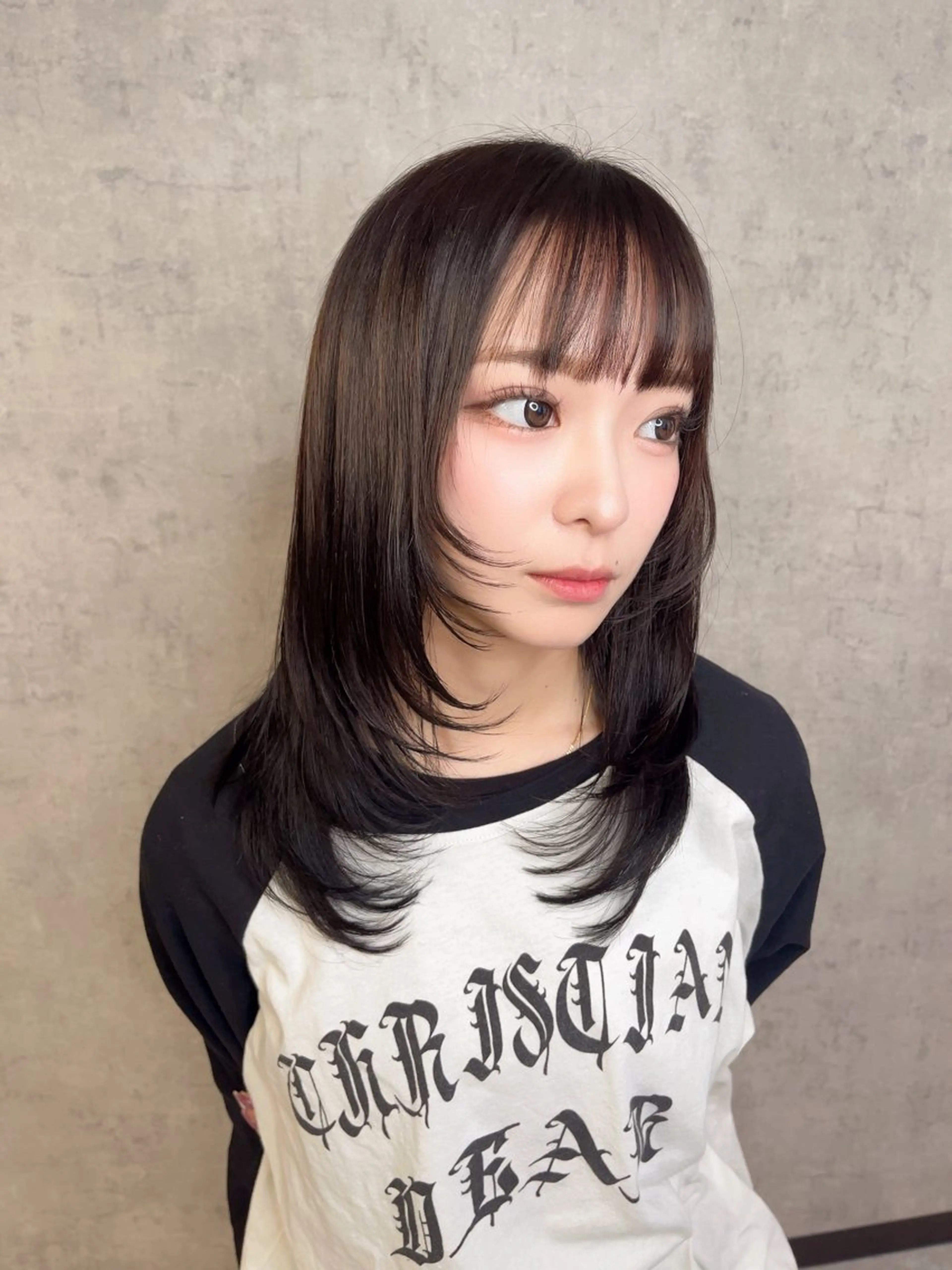 セミロング カット トリートメント KAEDE🎀 ジャニオタ美容師のヘアスタイル