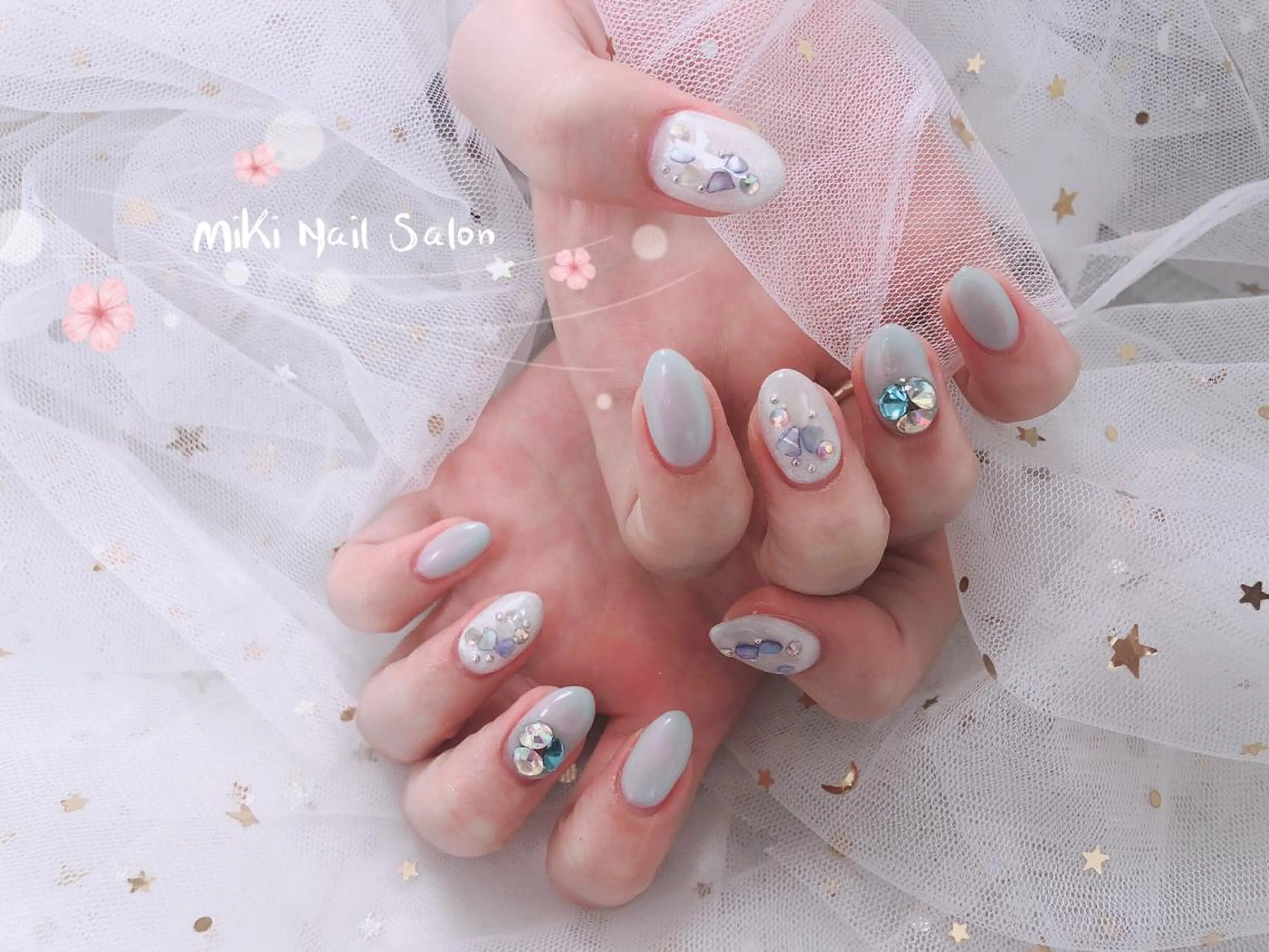 ネイル MiKi Nai池袋 長さだし得意のネイルデザイン