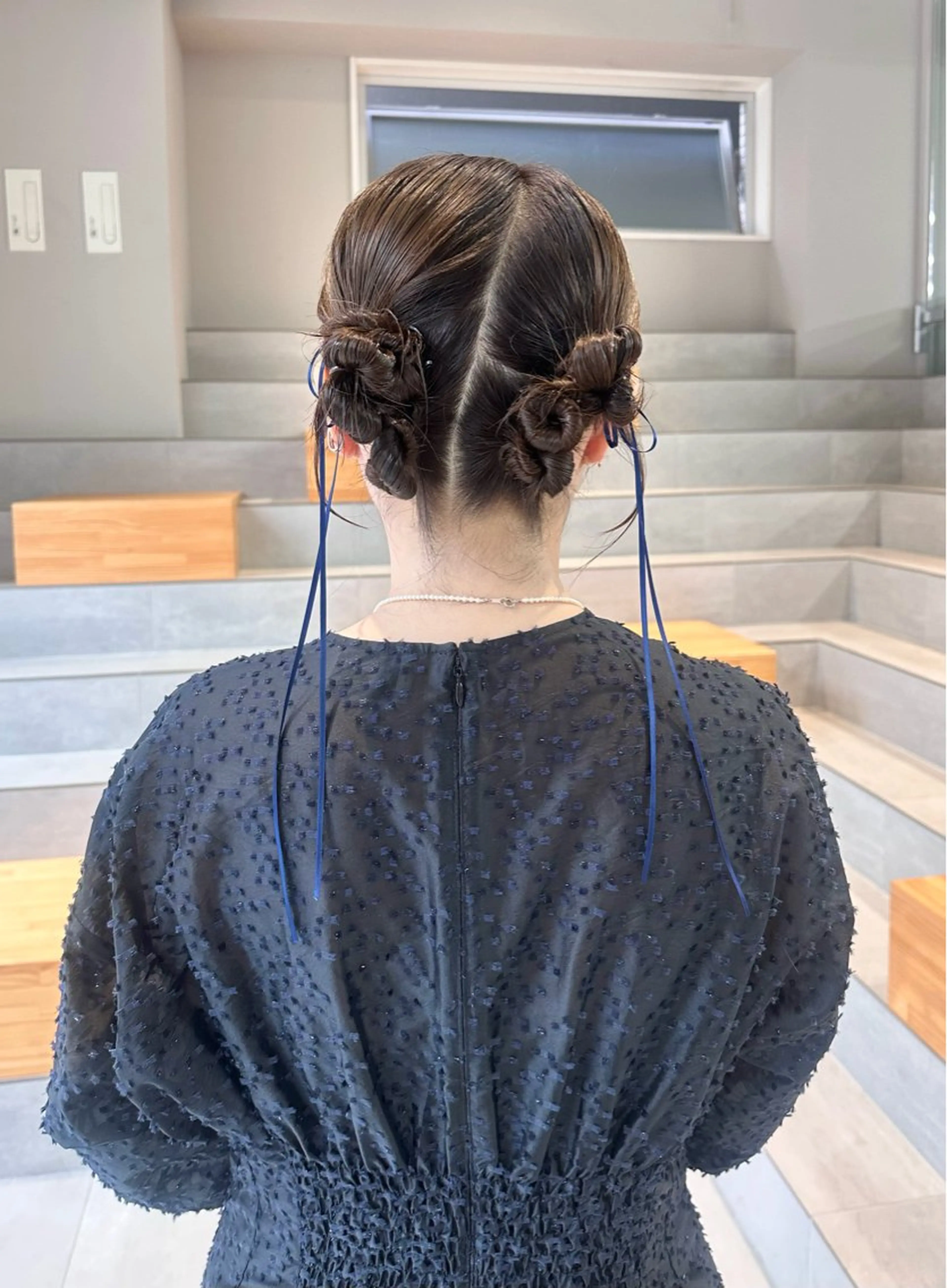 セミロング ヘアセット 染谷 遥花のヘアスタイル