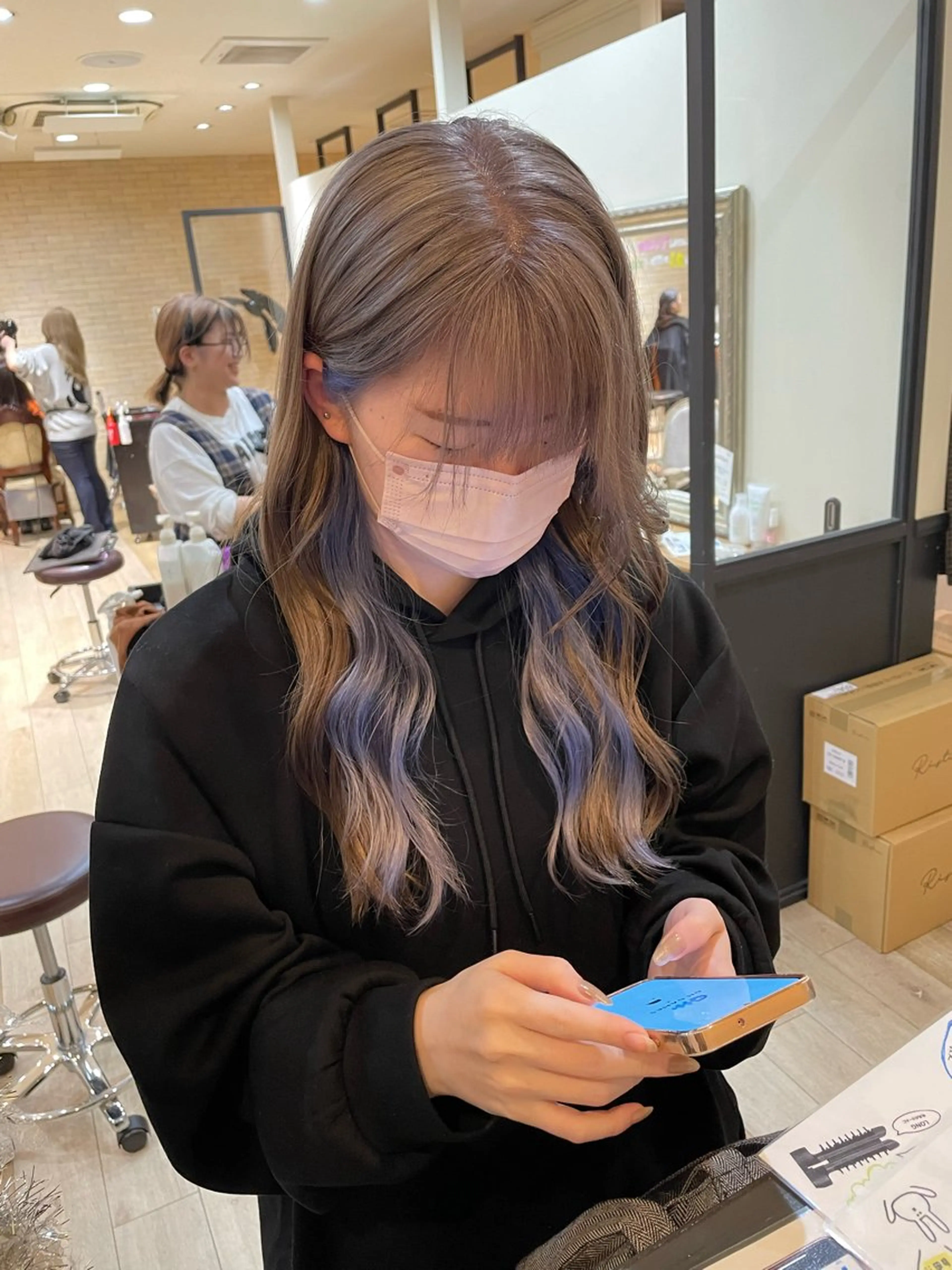 ロング 亀川蓮 Agu hairのヘアスタイル