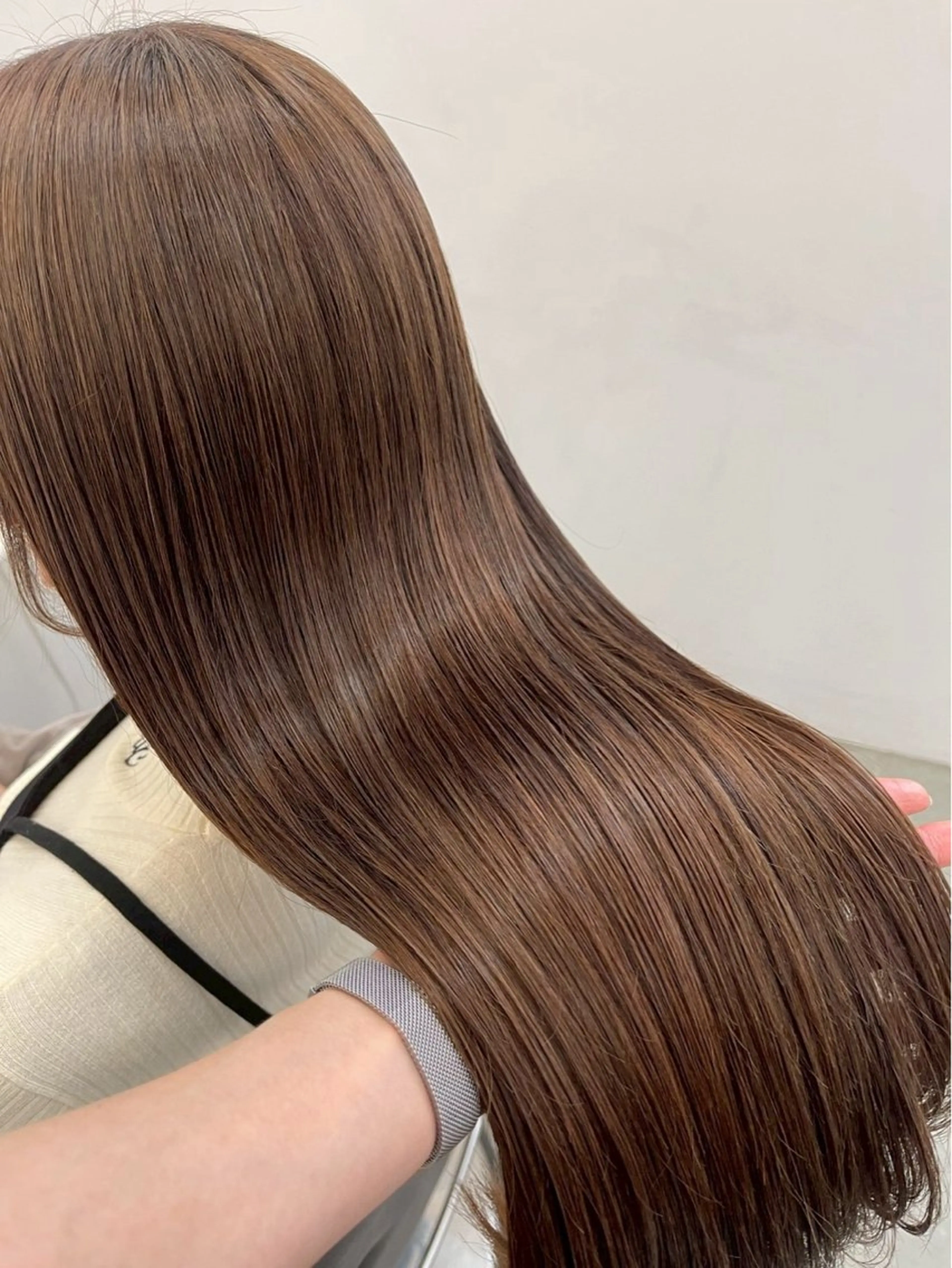 ロング カラー ParveMix 岡本えりかのヘアスタイル