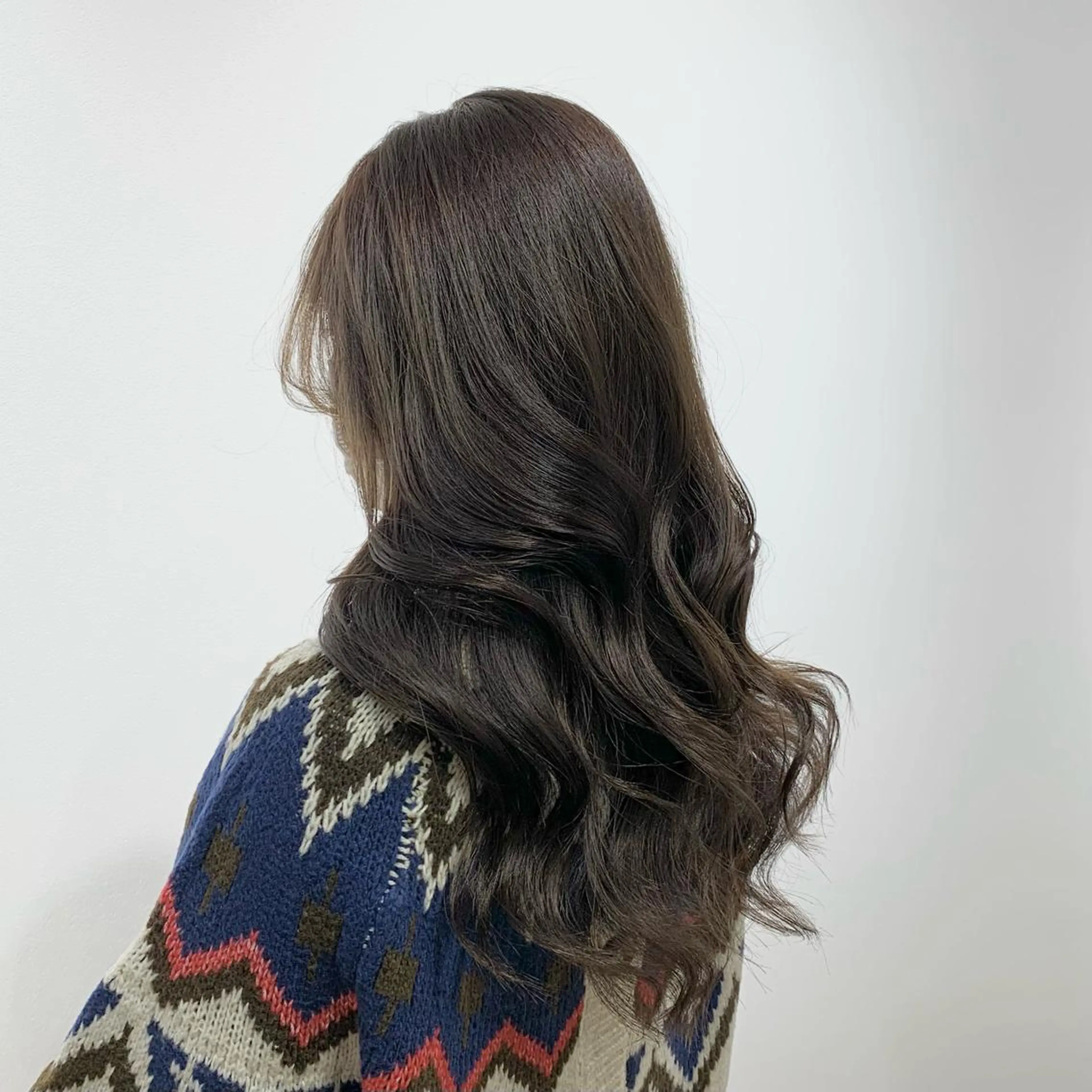 ロング カラー ヘアアレンジ キヨミ 韓国レイヤーカットのヘアスタイル