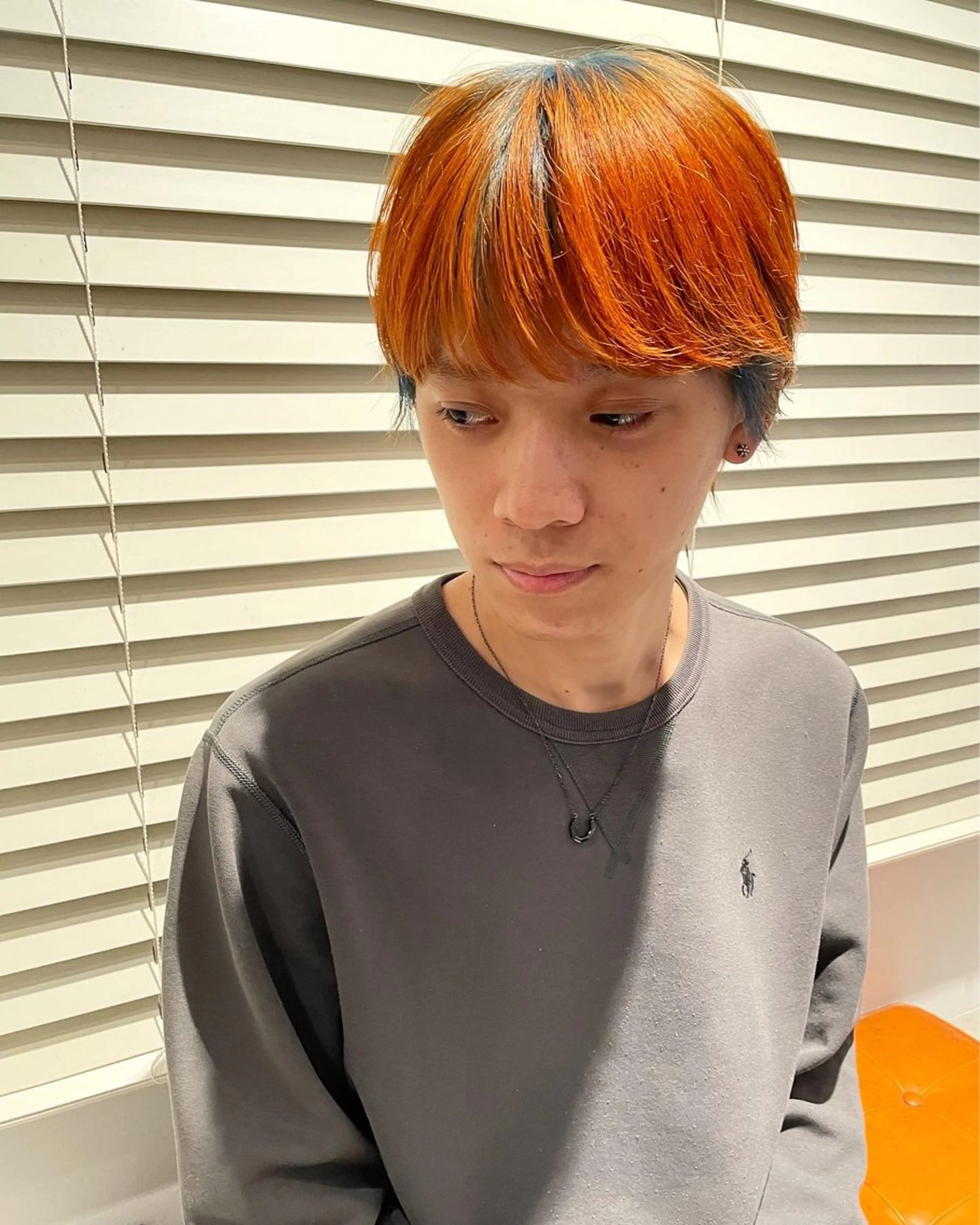 ショート カラー メンズ カット ヘアカラー トリートメント 優 作のヘアスタイル