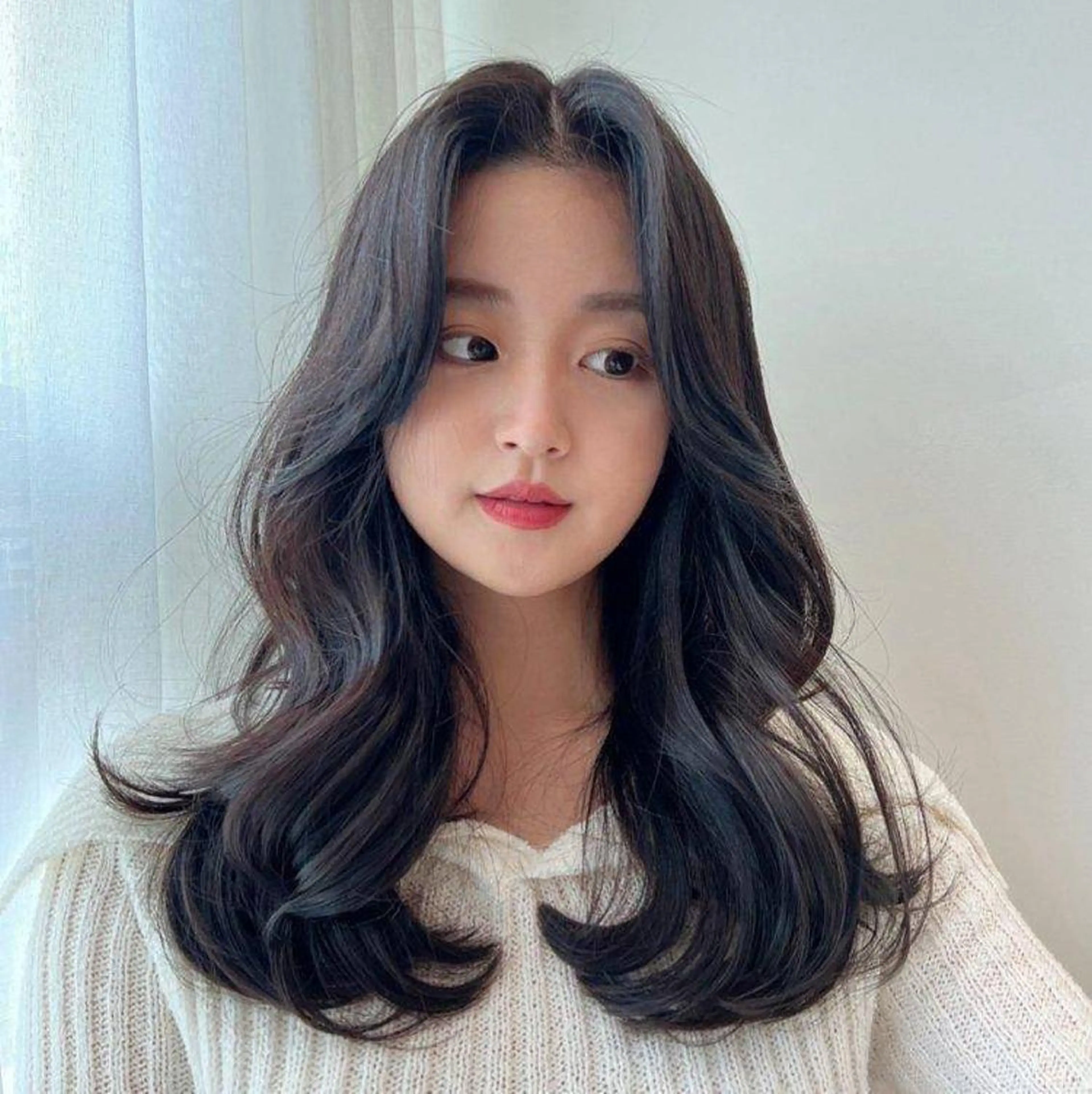 ロング 韓国特化エクステ🟨 エクステのヘアスタイル