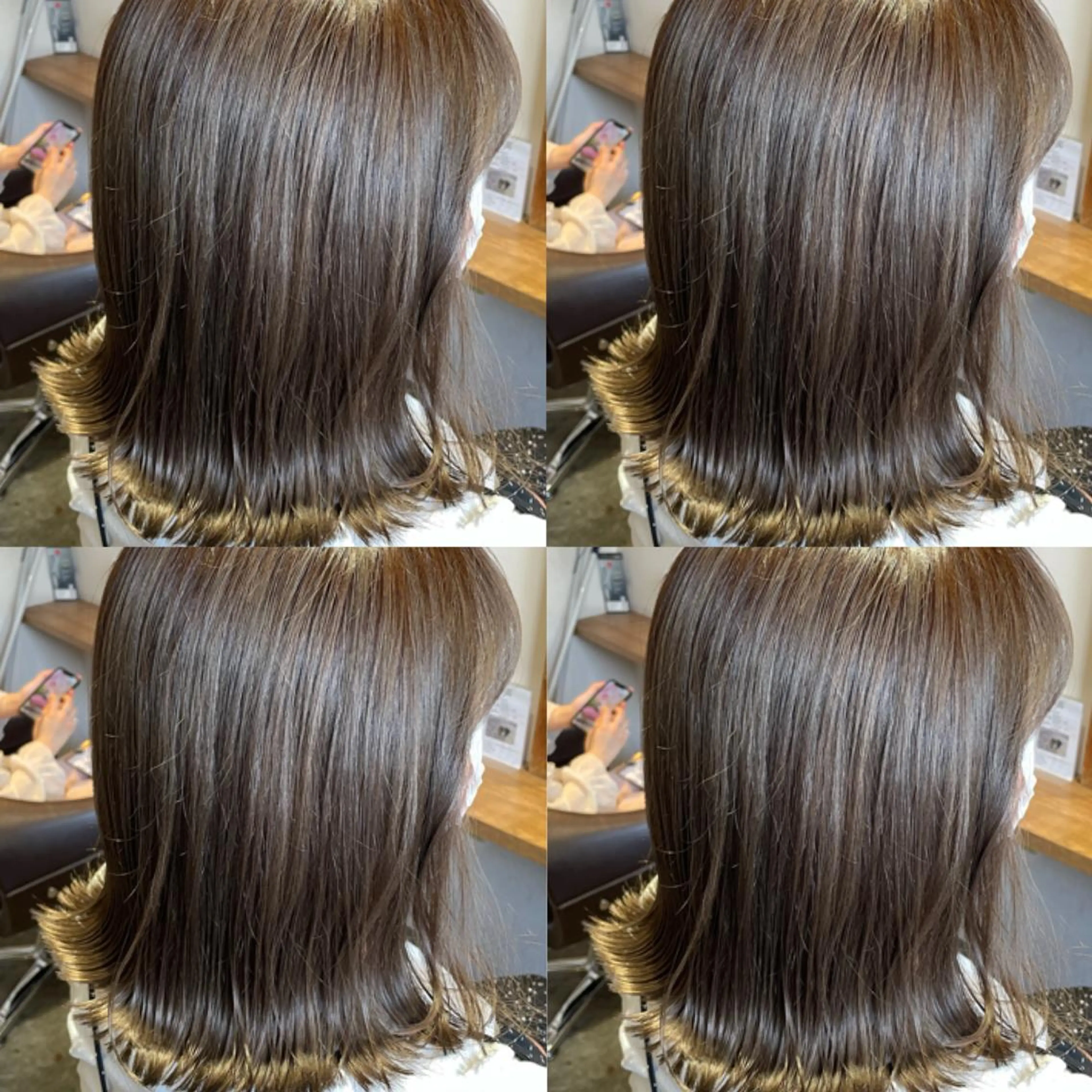 ミディアム カラー GO TODAY SHAiRE SALON 新宿店所属・艶カラー🦋髪質改善 🫧MINAMIのヘアスタイル