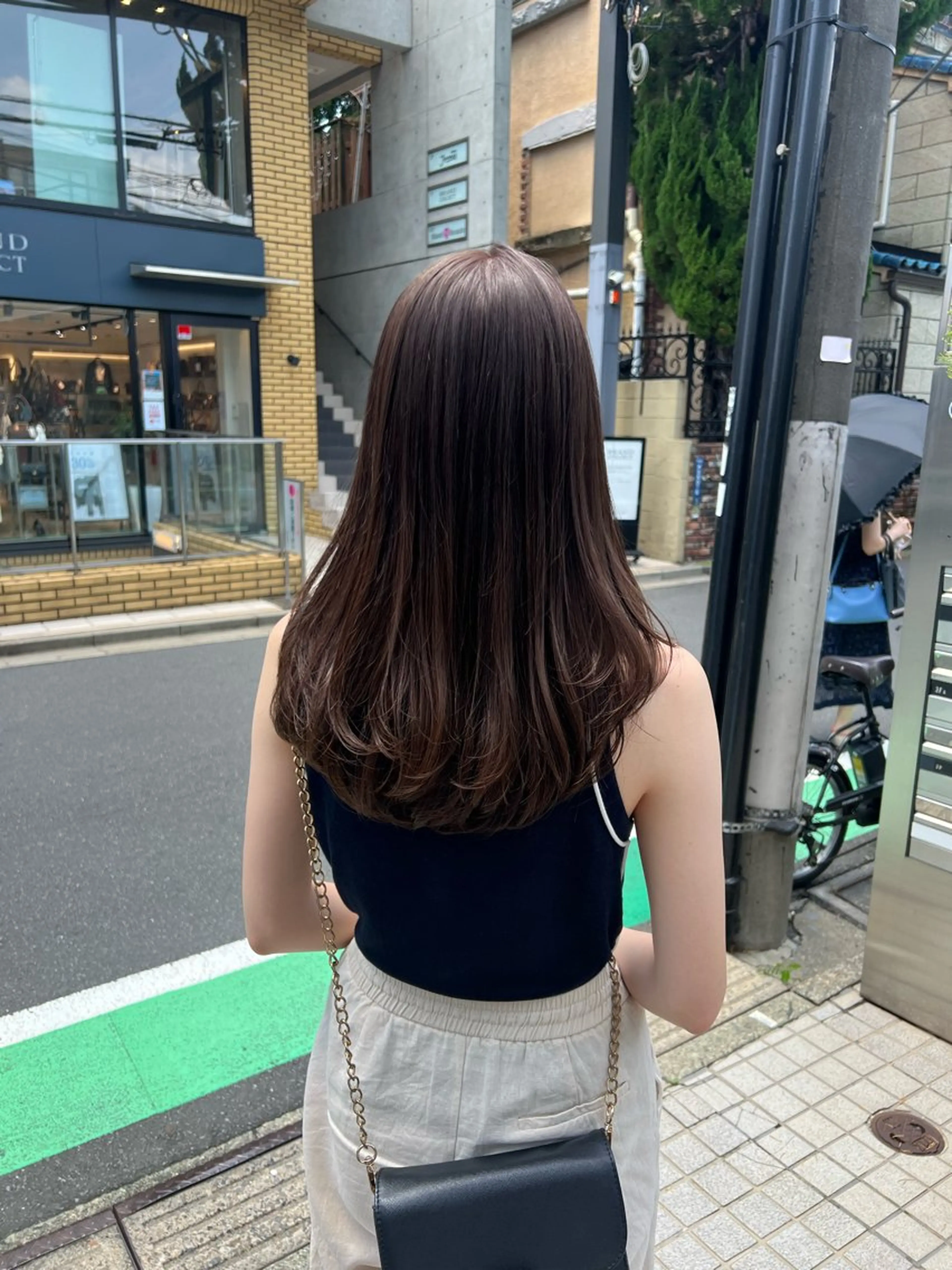 ロング カラー カット ヘアカラー トリートメント 似合わせヘア🫶🏻 つきいてるみのヘアスタイル