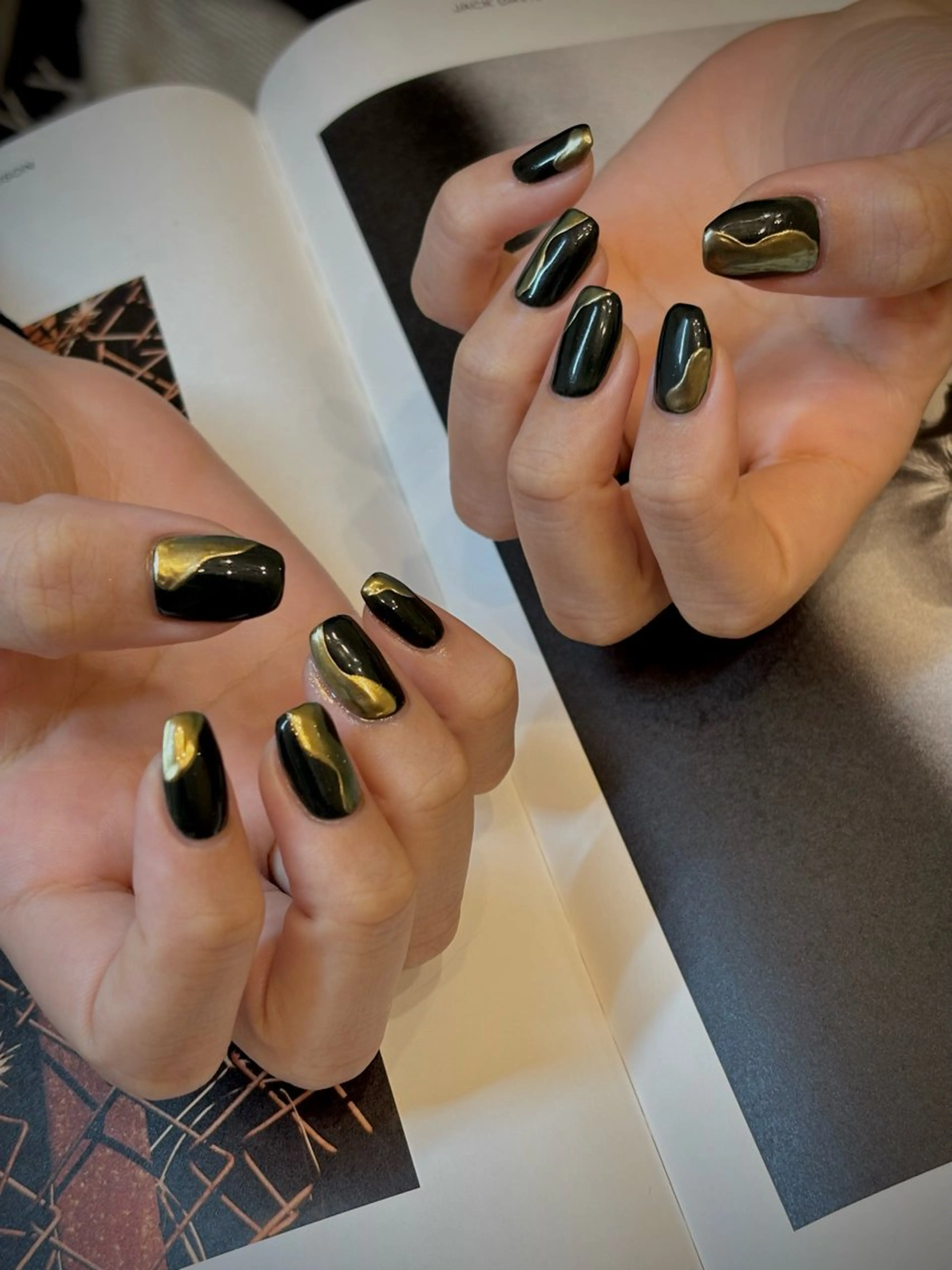 キッズ ネイル フットネイル ジェルネイル マグネットネイル ニュアンスネイル ワンカラーネイル ハンドネイル illum hicariのネイルデザイン