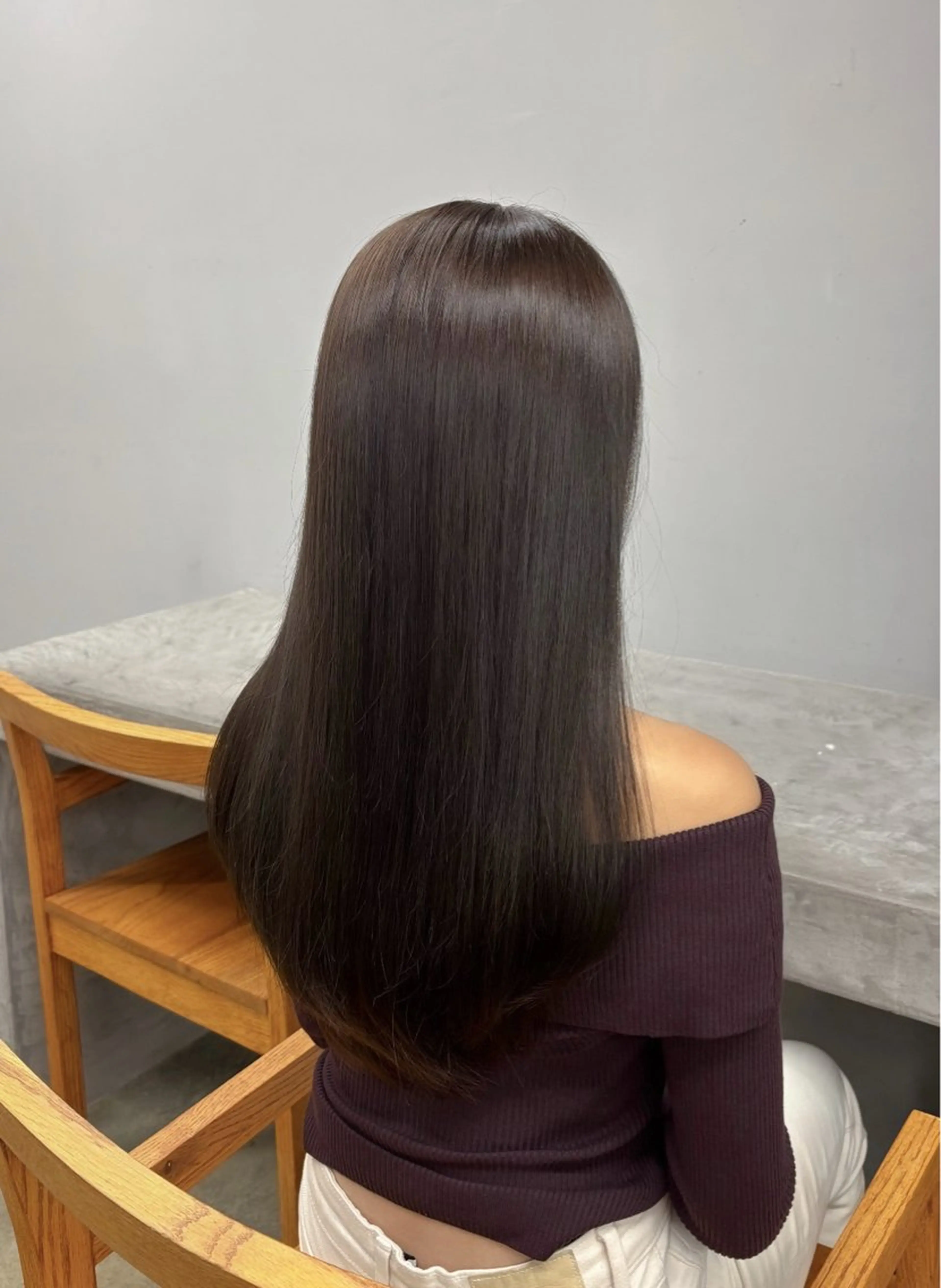 ミディアム ヘアカラー nude所属・𝐀𝐦𝐞𝐫𝐢 /透明感カラーのヘアスタイル