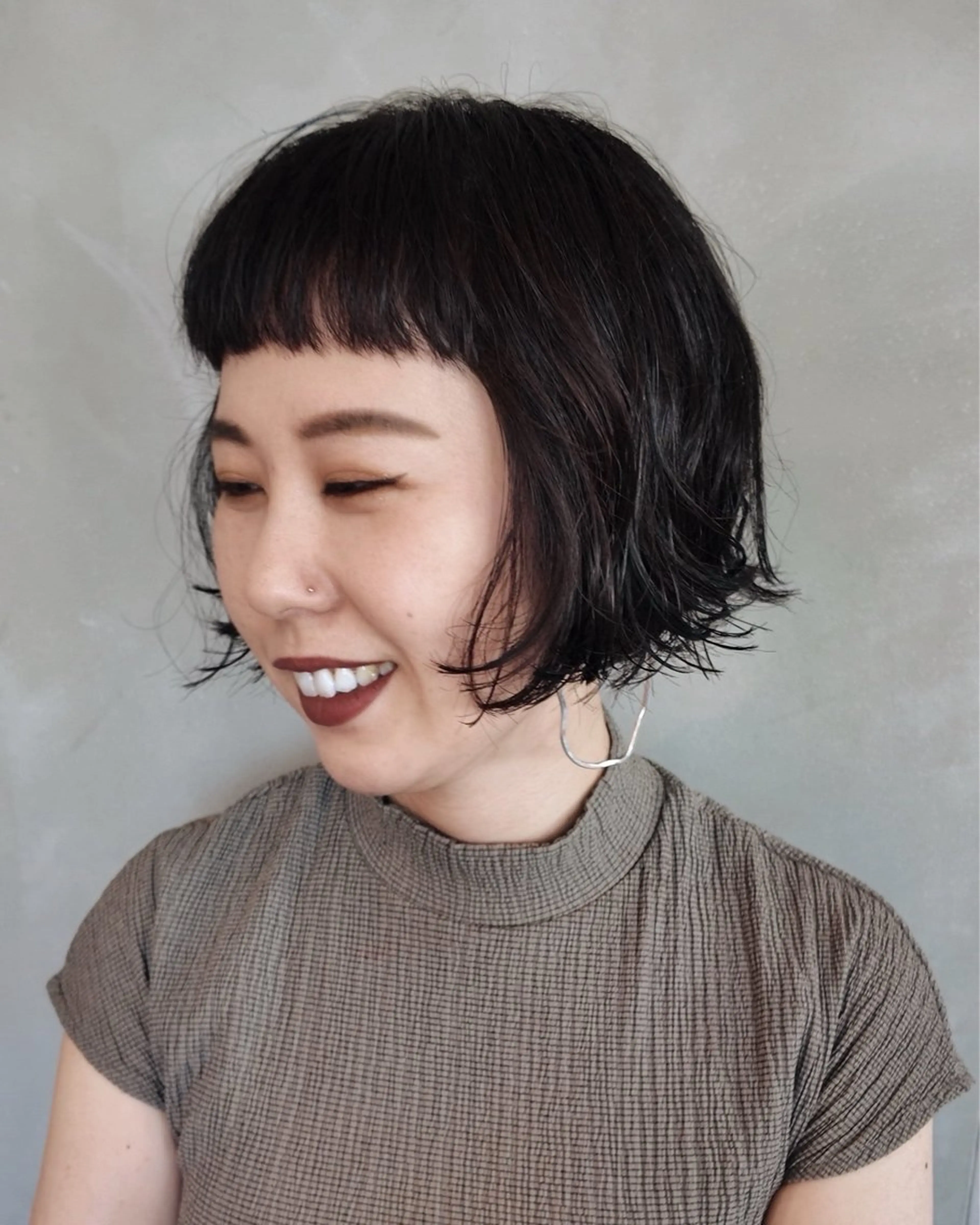 ショート カット トリートメント 小野 龍樹のヘアスタイル