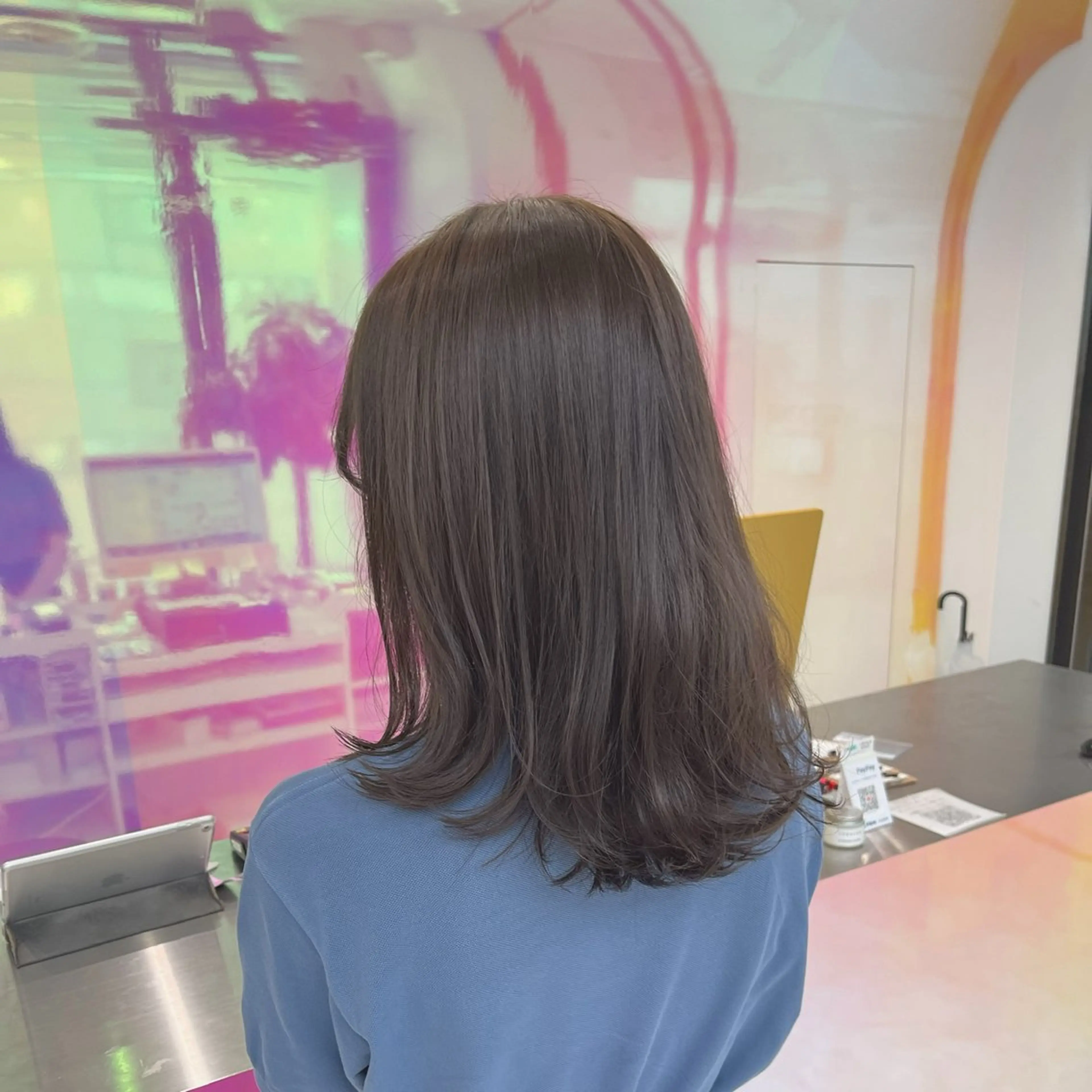 セミロング カラー ヘアカラー ブリーチボブNo.1 🥇/KOHEIのヘアスタイル