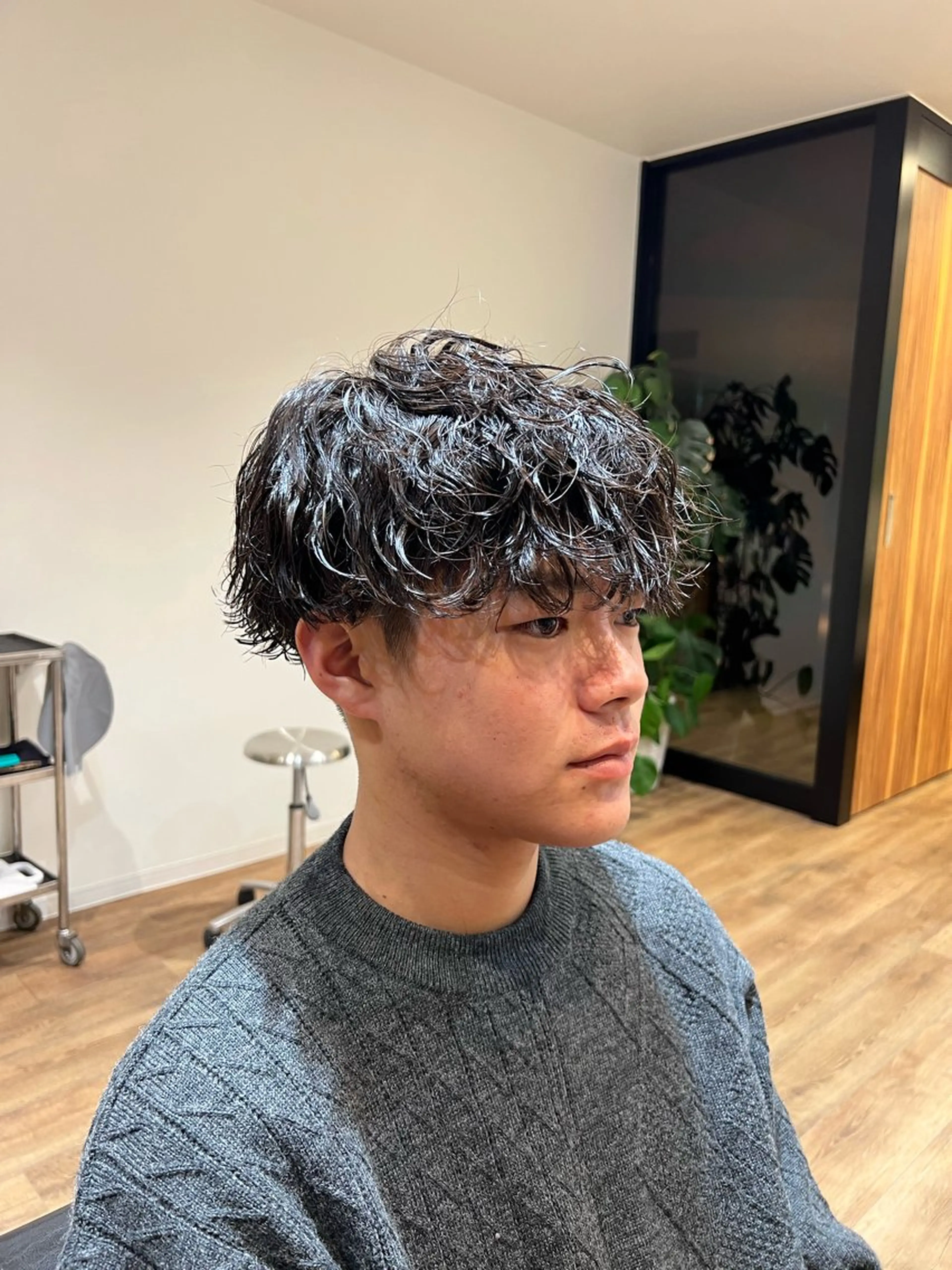 ショート メンズ カット パーマ FURUSHO 大槻 純也のヘアスタイル