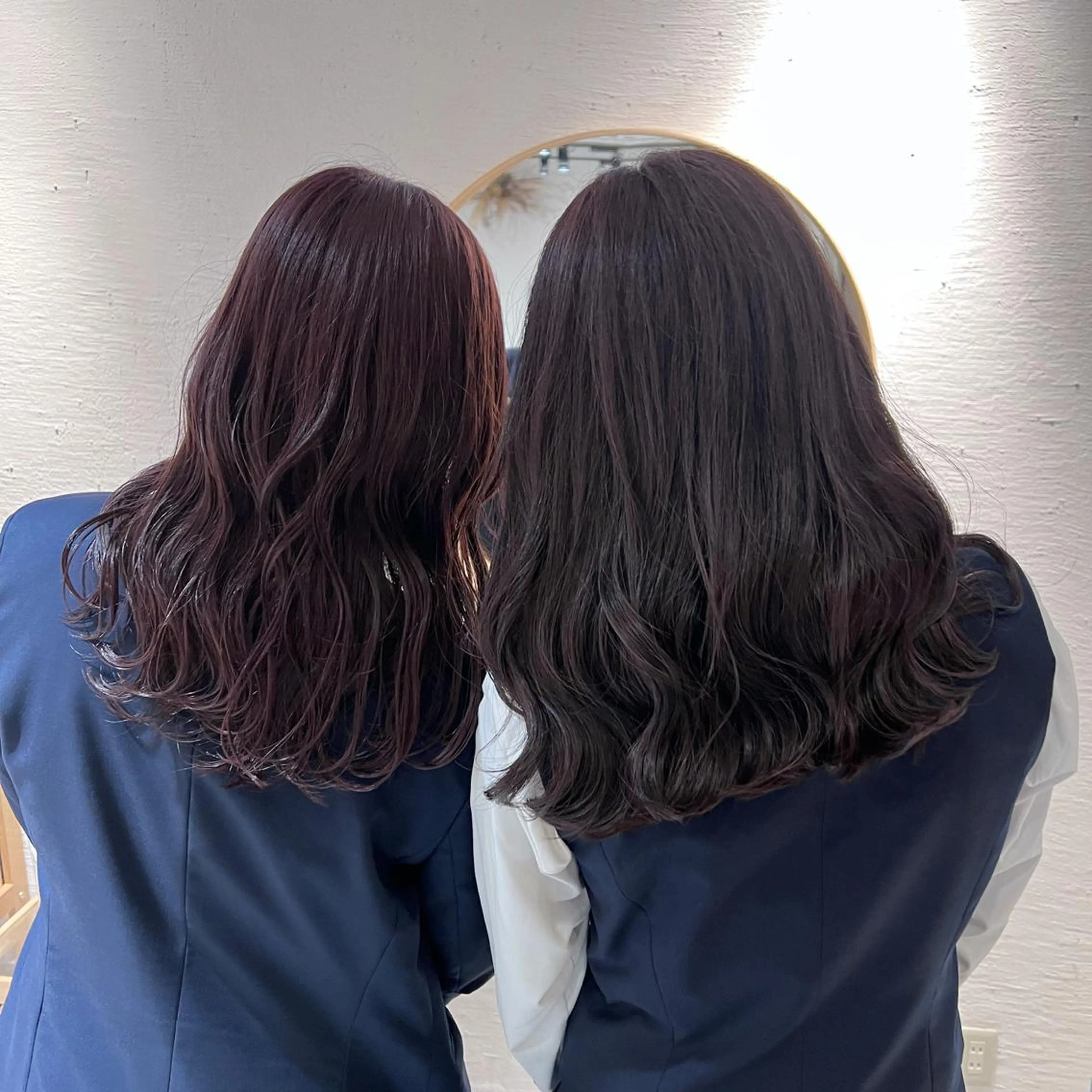 セミロング カラー 卒業式のヘアスタイル ヘアカラー オスズ 🎀´-のヘアスタイル