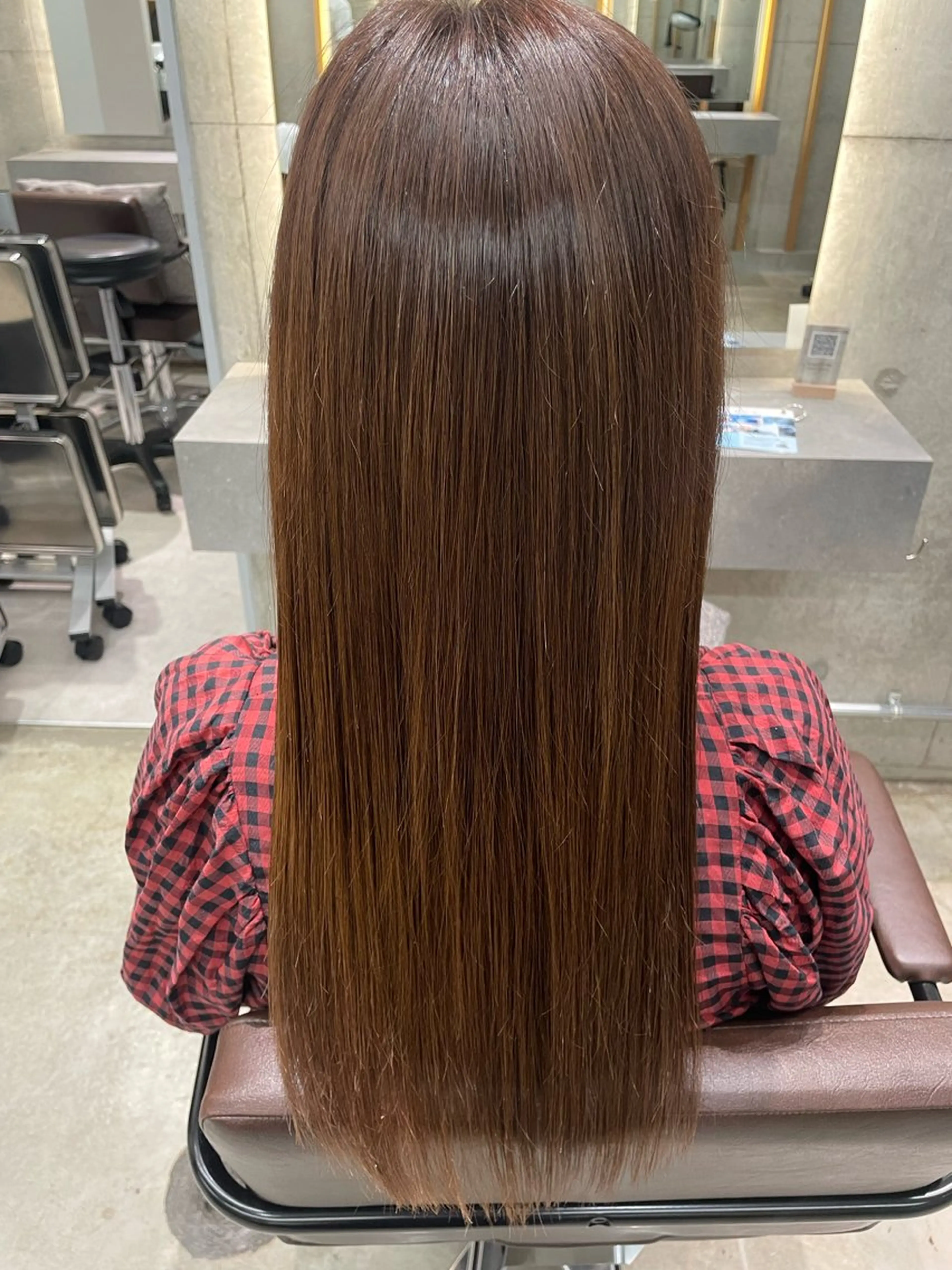 ロング 髪質改善 はら しおりのヘアスタイル