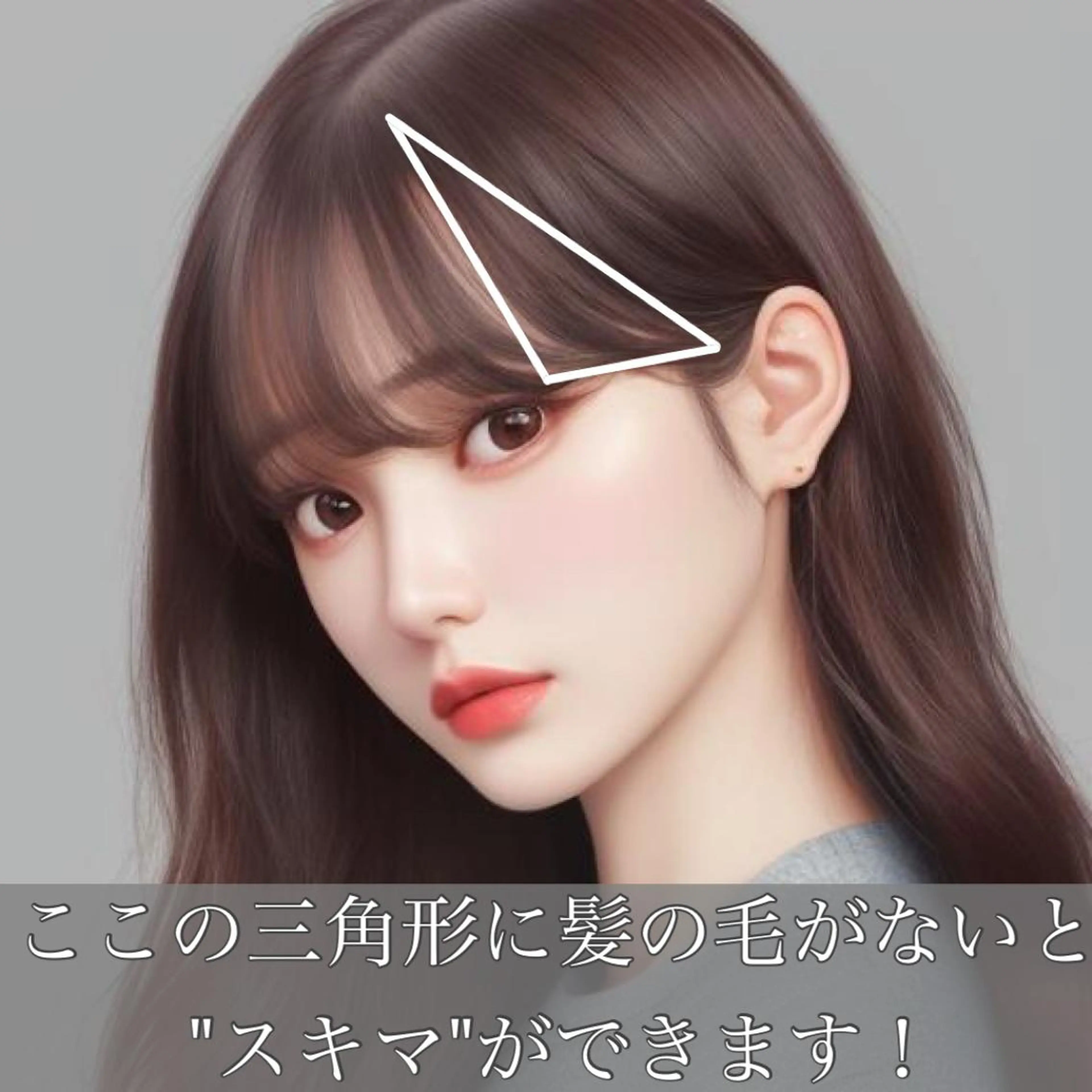 ロング カラー カット ヘアカラー トリートメント 顔周りカット× 髪質改善【リョウ】のヘアスタイル