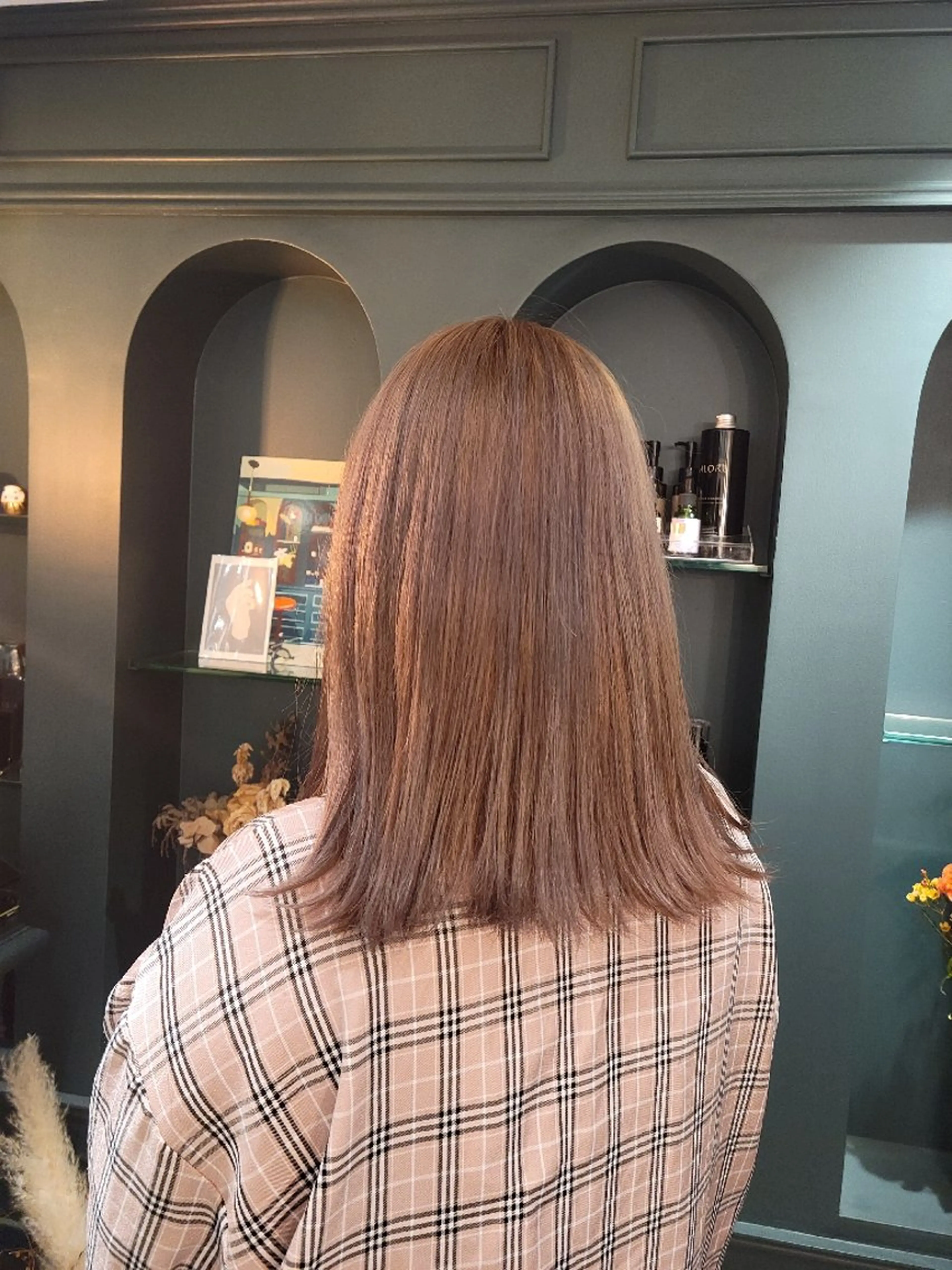 ミディアム ヘアカラー momo 🌷のヘアスタイル