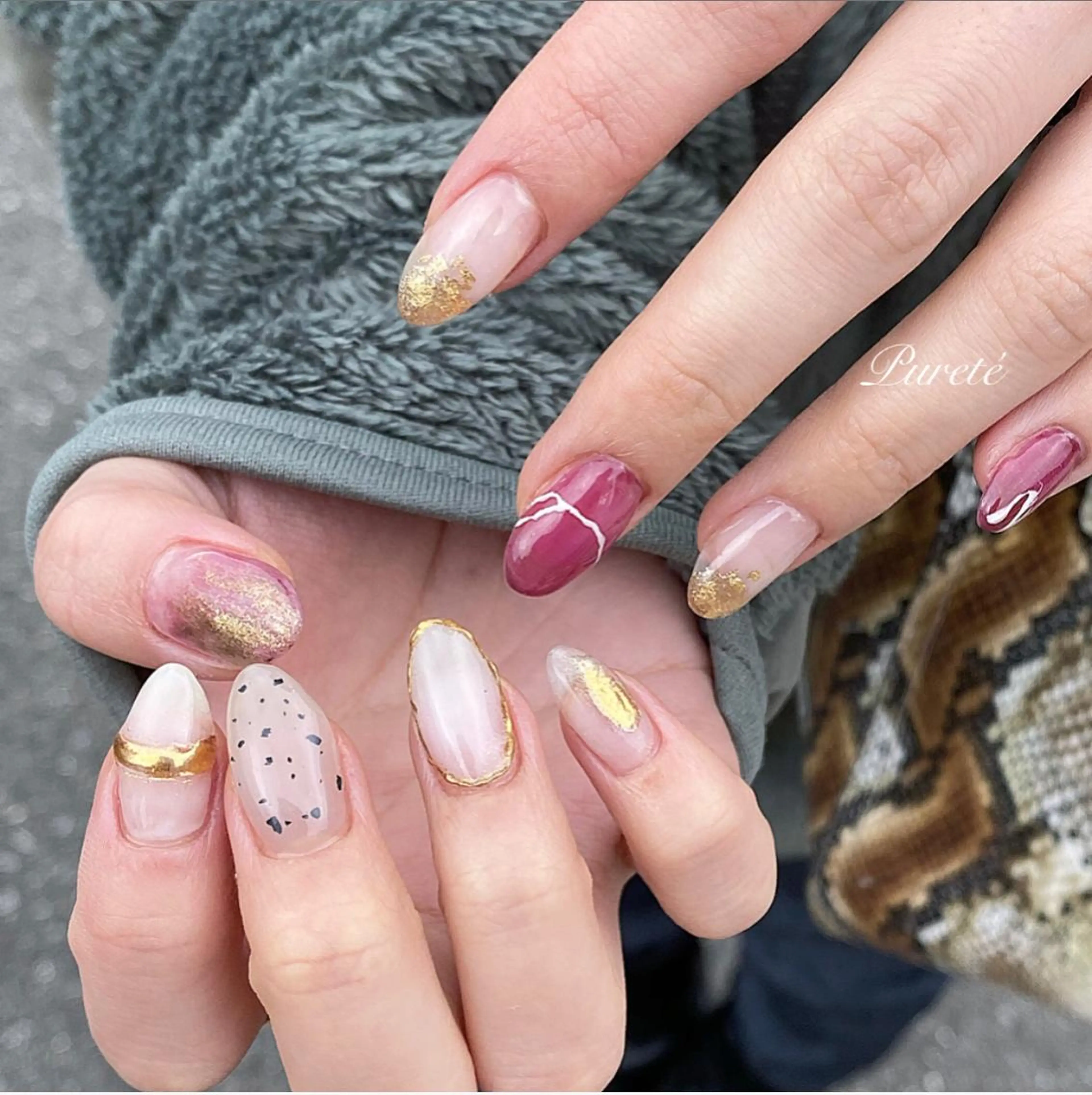 ネイル ハンドネイル nailsalon Puretéのネイルデザイン