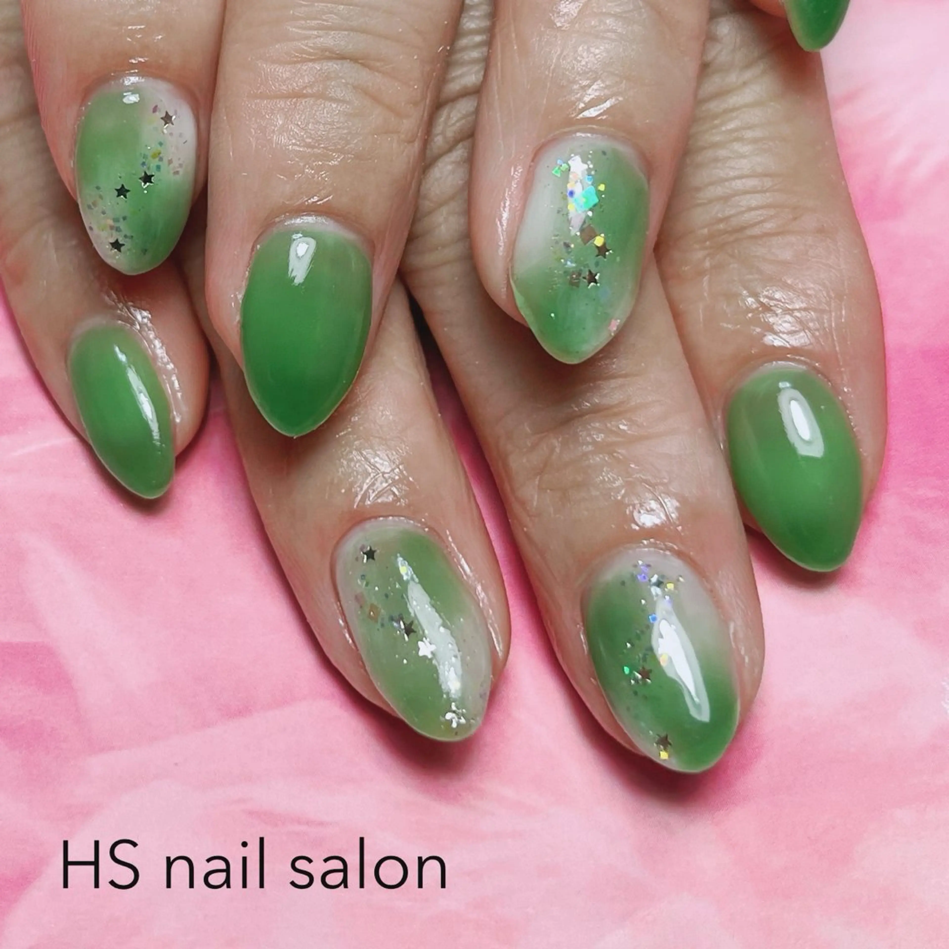 ミディアム ハンドネイル hs nail salonのネイルデザイン