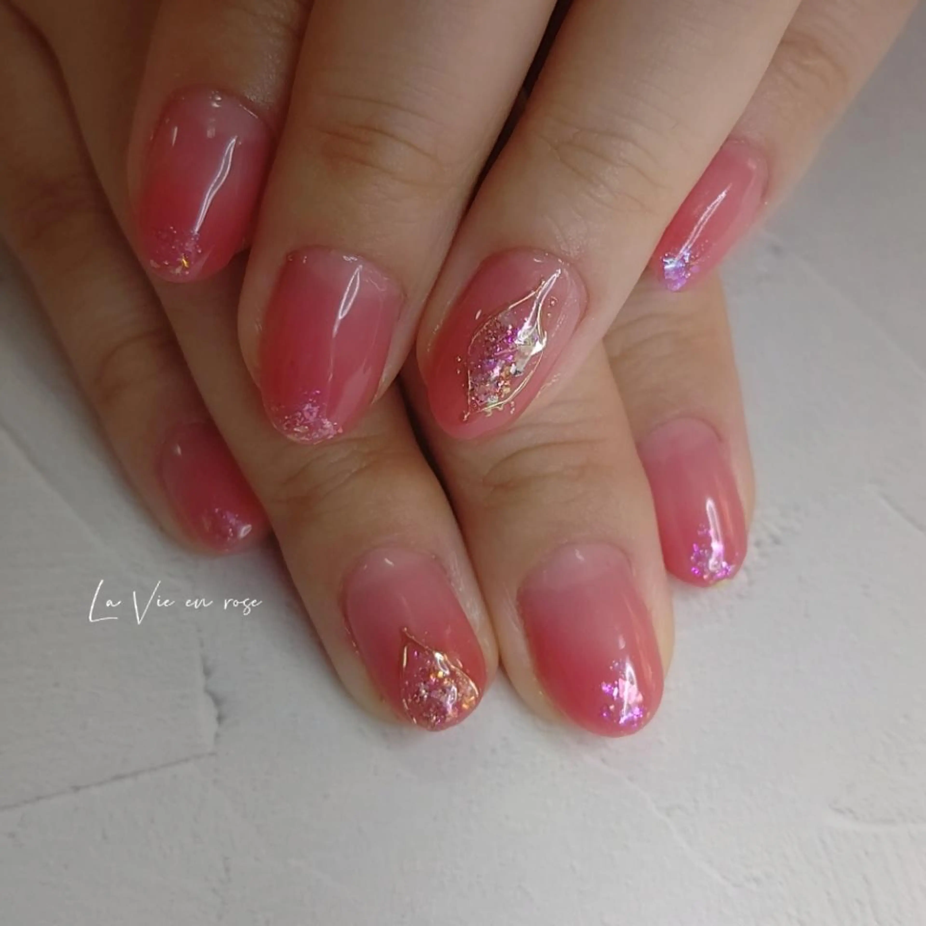 ネイル ラヴィアン ローズのネイルデザイン