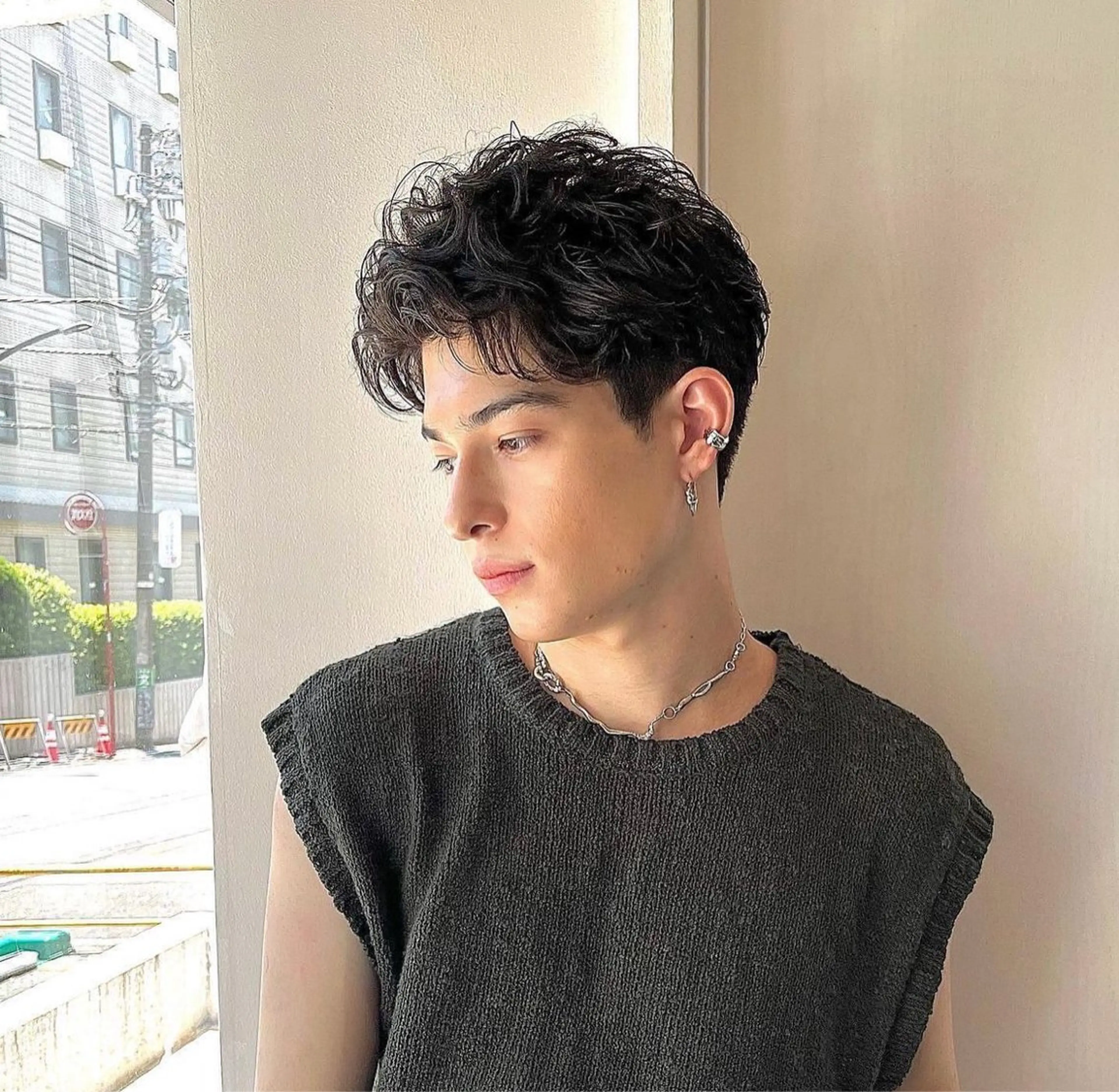 ショート メンズ メンズパーマ ショートヘア GREENmiddle所属・【メンズ大歓迎】 代官山 大和仁菜のヘアスタイル